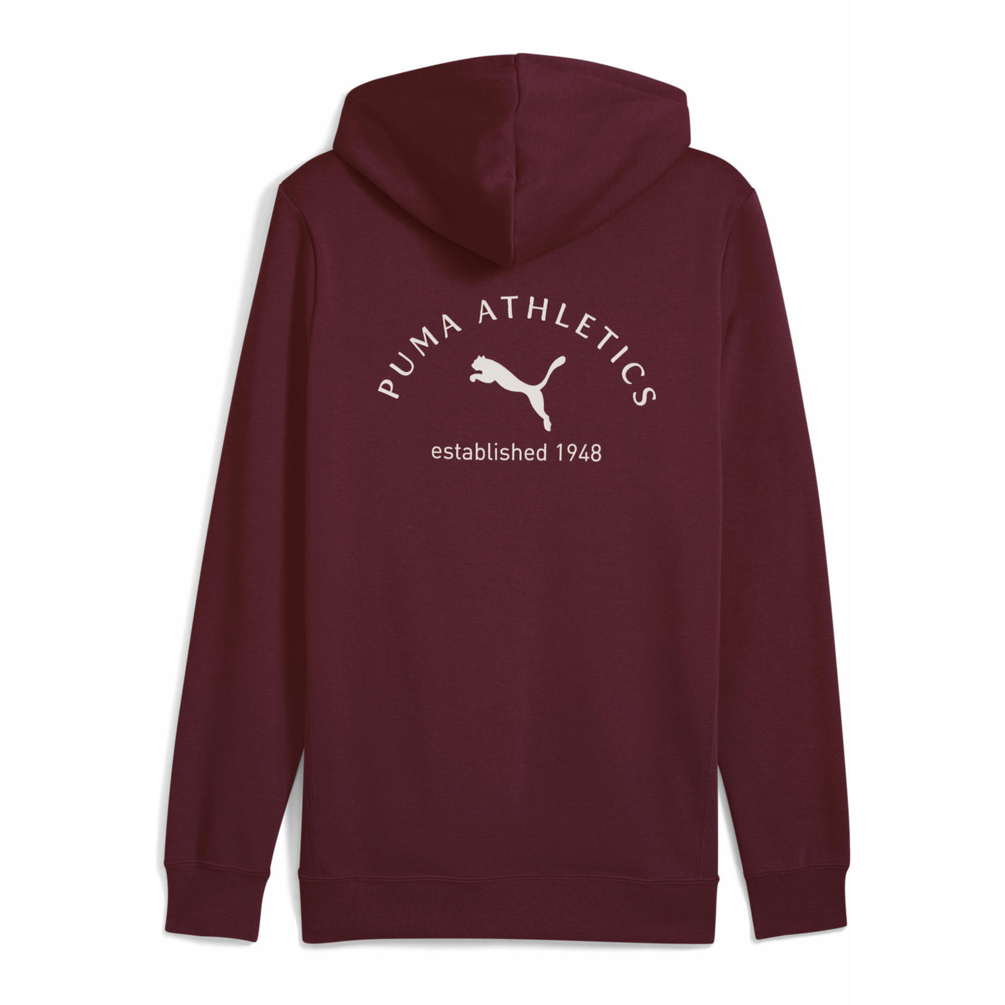 Męska bluza z kapturem PUMA Class z grafiką PUMA Ruby Shimmer Red