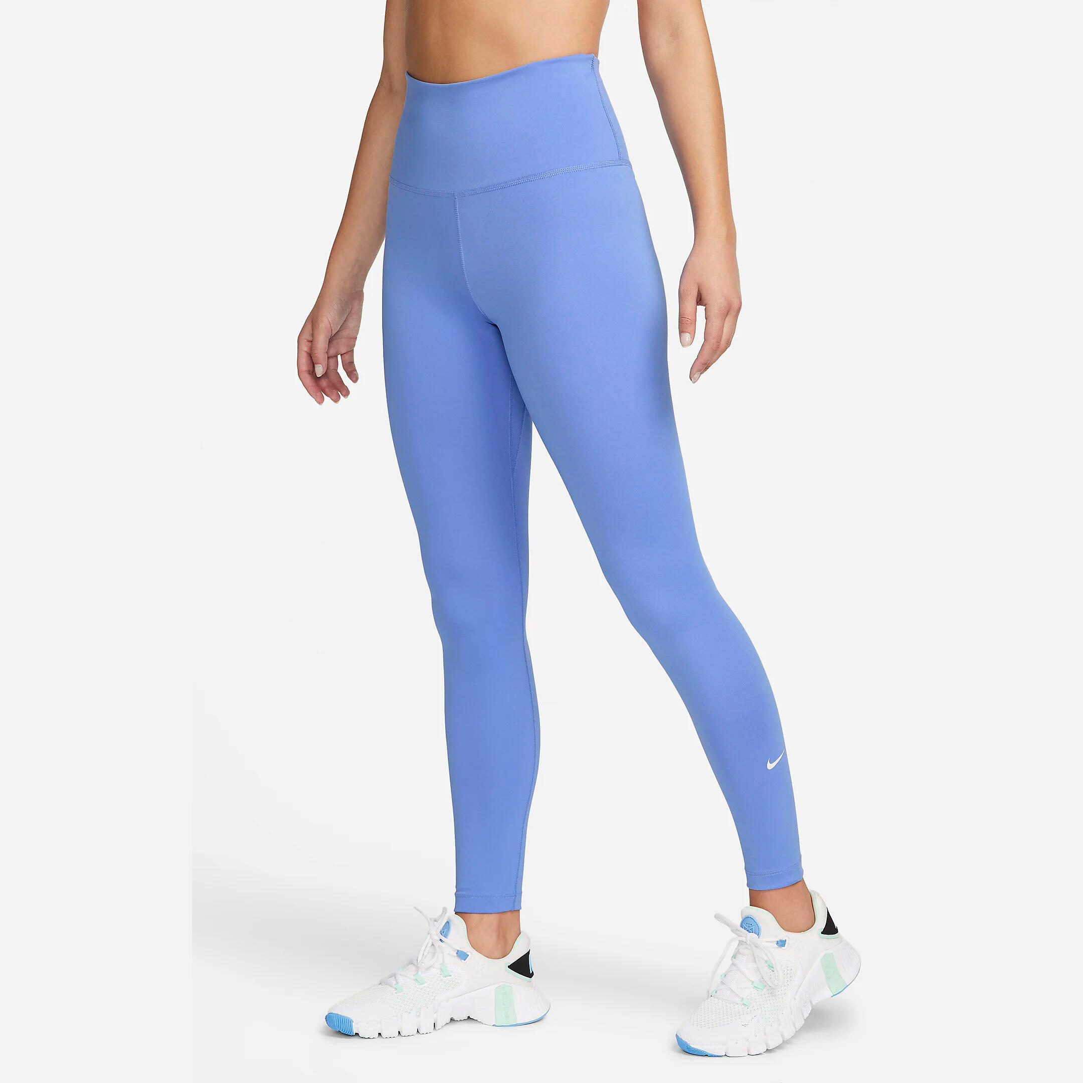 Nike - Leggings De Sport Femme Nike One Dri-fit Mid Rise Tight - Legging - Bleu - Decathlon