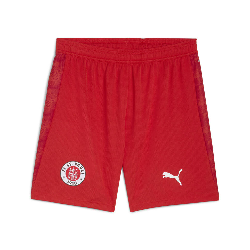 Męskie szorty FC St. Pauli 25/26 PUMA Burnt Red White