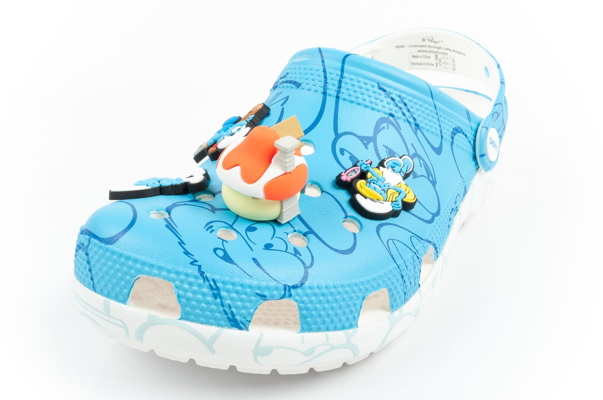 Sandali zoccoli da donna Crocs Smurfs 3/7