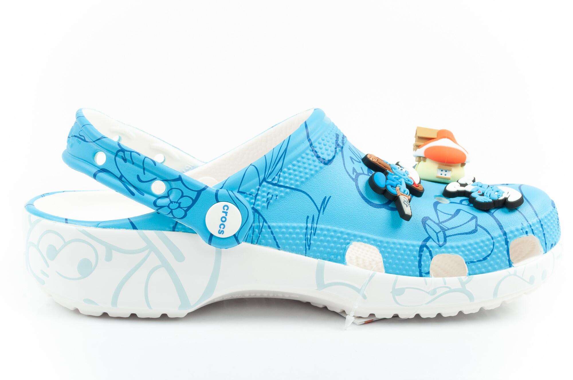 Sandali zoccoli da donna Crocs Smurfs 4/7