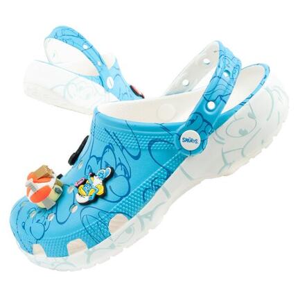 Sandales clogs pour femmes Crocs Smurfs