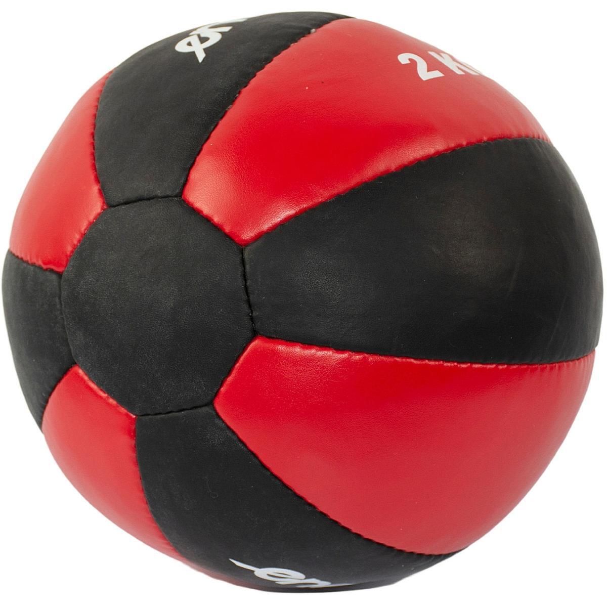 Piłka lekarska Enero Fit  2KG skóra syntetyczna 3/4