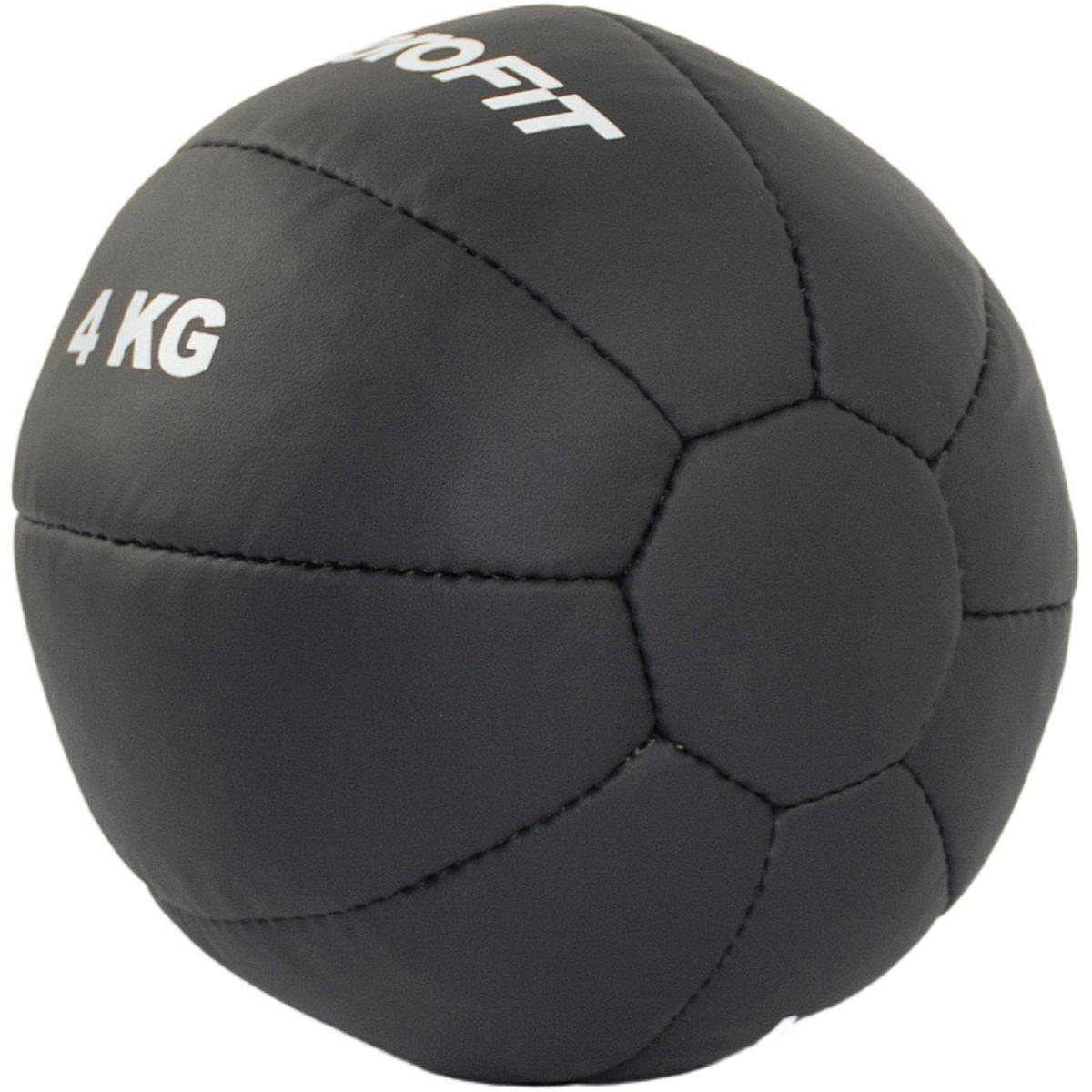 Piłka lekarska Enero Fit 4KG skóra sytetyczna 3/4