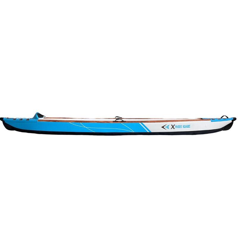 Canoe-kayak gonflabil pentru 3 persoane dropstitch 490 x 85 x 42 cm   K-BLUE