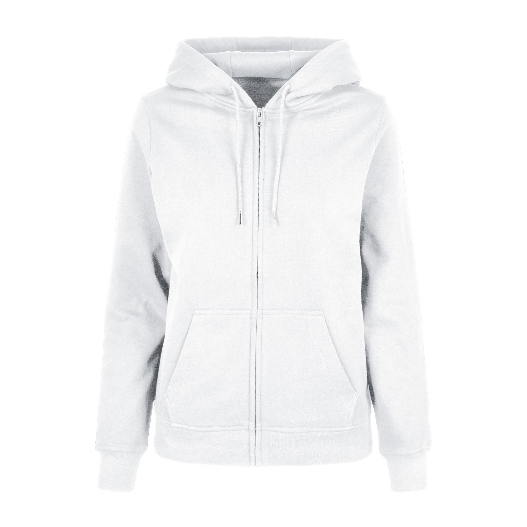 Build Your Brand Womens/Ladies Basic Full Zip Hoodie