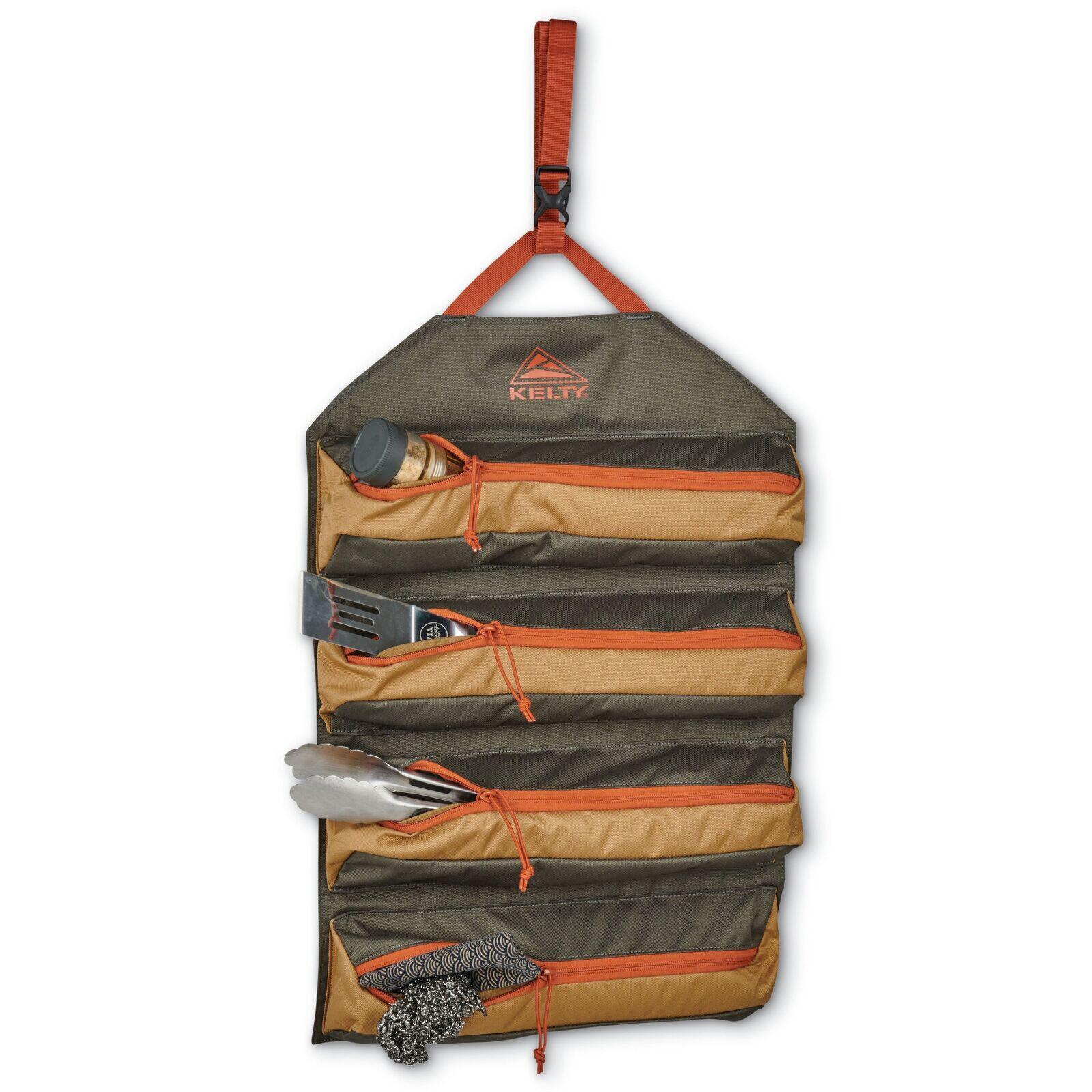 KELTY Chef Roll Kitchen Tool Organizer for Camping Travelling