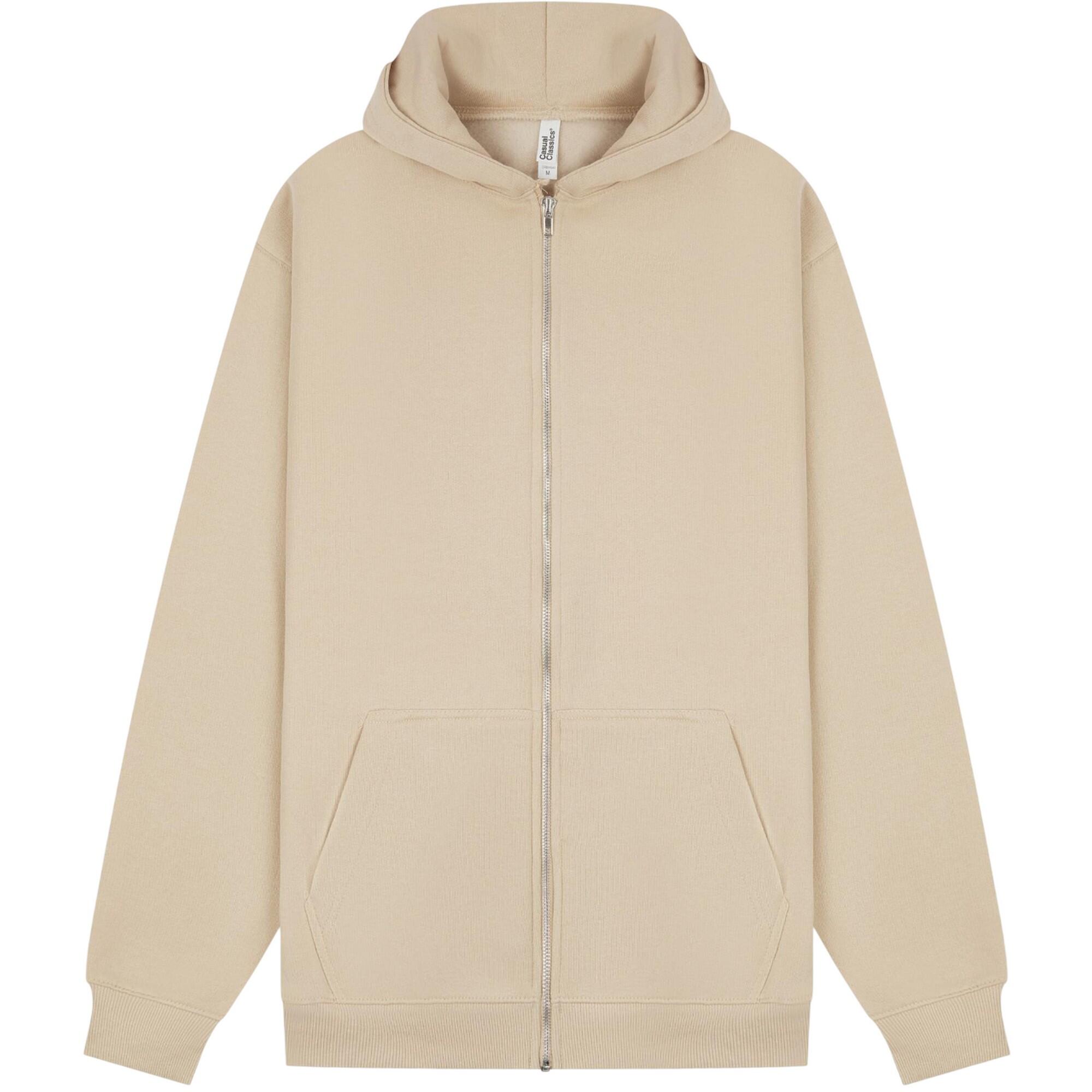 Casual Classics Unisex Adult Premium Boxy Oversized Full Zip Hoodie