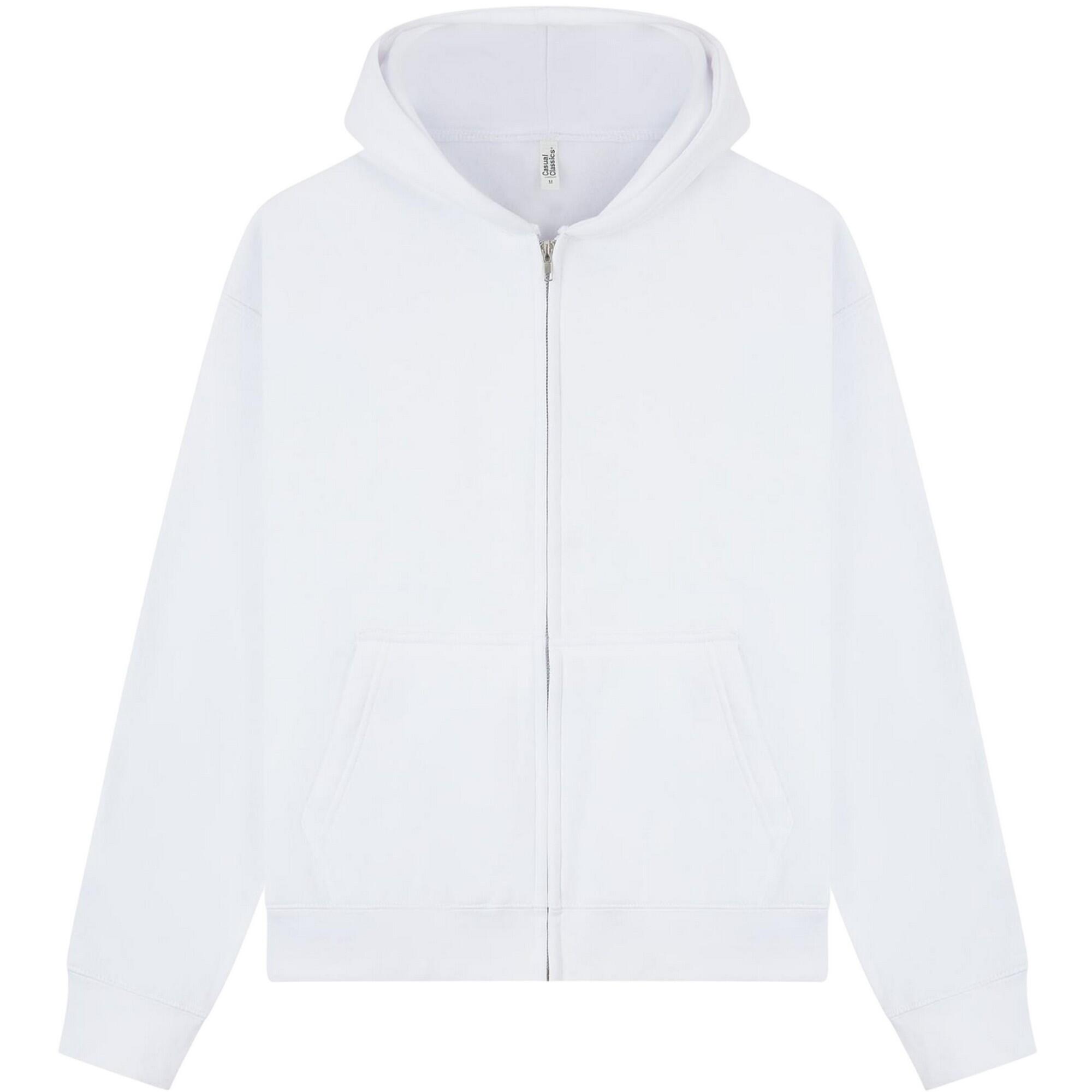Casual Classics Unisex Adult Premium Boxy Oversized Full Zip Hoodie