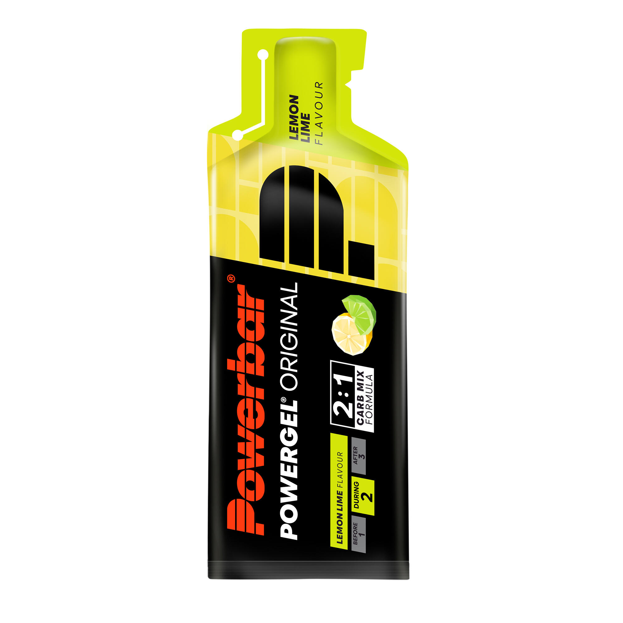 Gel PowerBar PowerGel Original 24x41gr Lemon-Lime 2/7