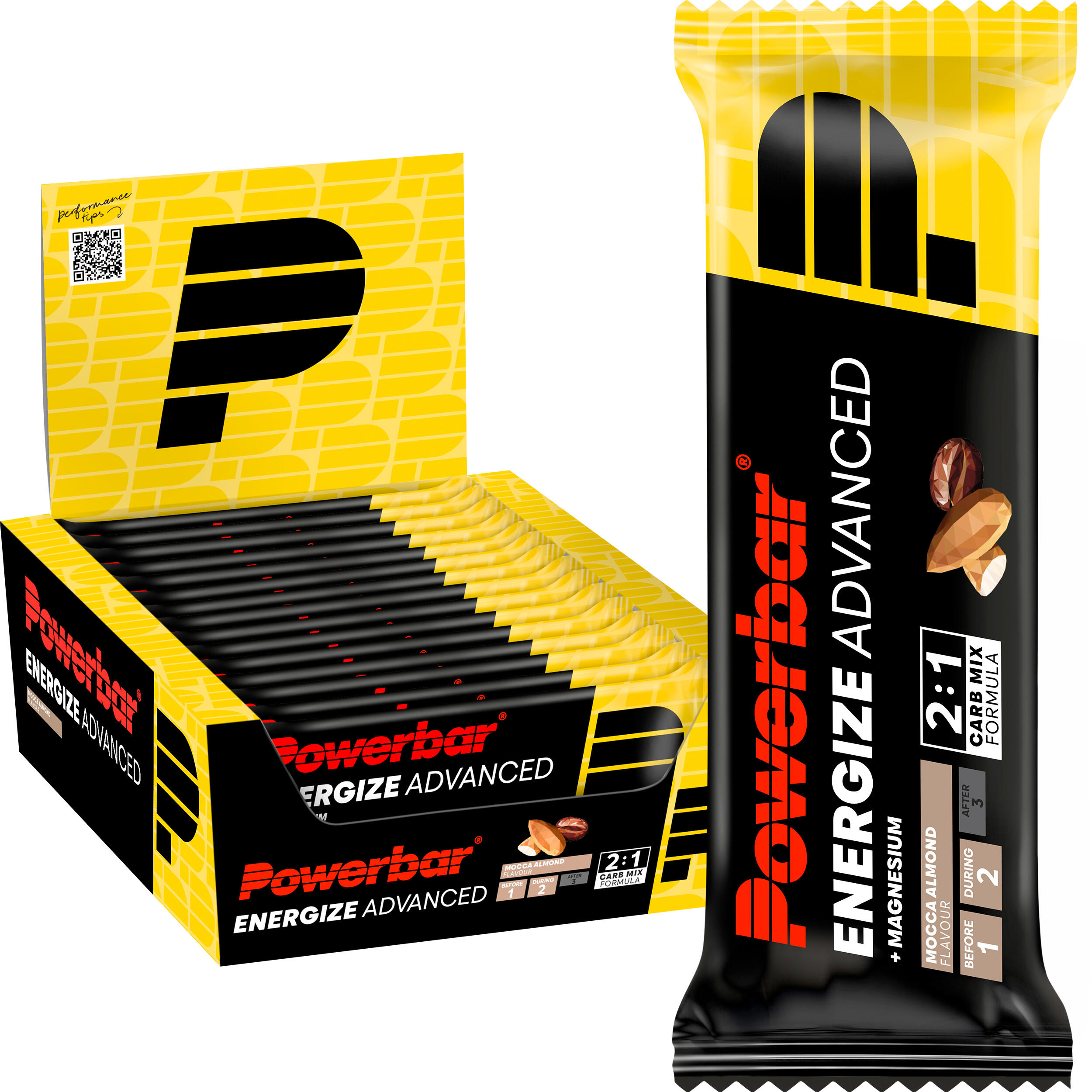 POWERBAR Powerbar Energize Advanced Bar Mocca Almond 55g (15 stuks)