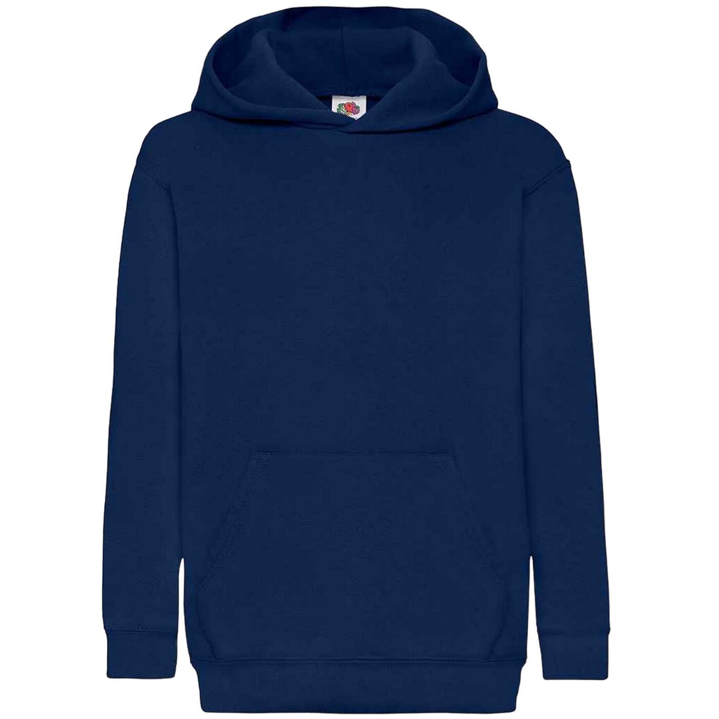 Fruit Of The Loom Older Kids Unisex Classic 80/20 Hoodie
