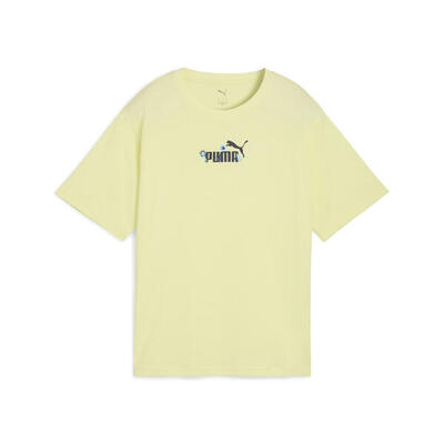 Essentials Nature 2.0 Relaxed T-Shirt Damen PUMA Gold Moon Yellow