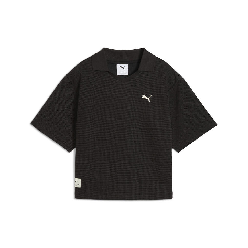 Damska koszulka polo PUMA Class o luźnym kroju PUMA Black