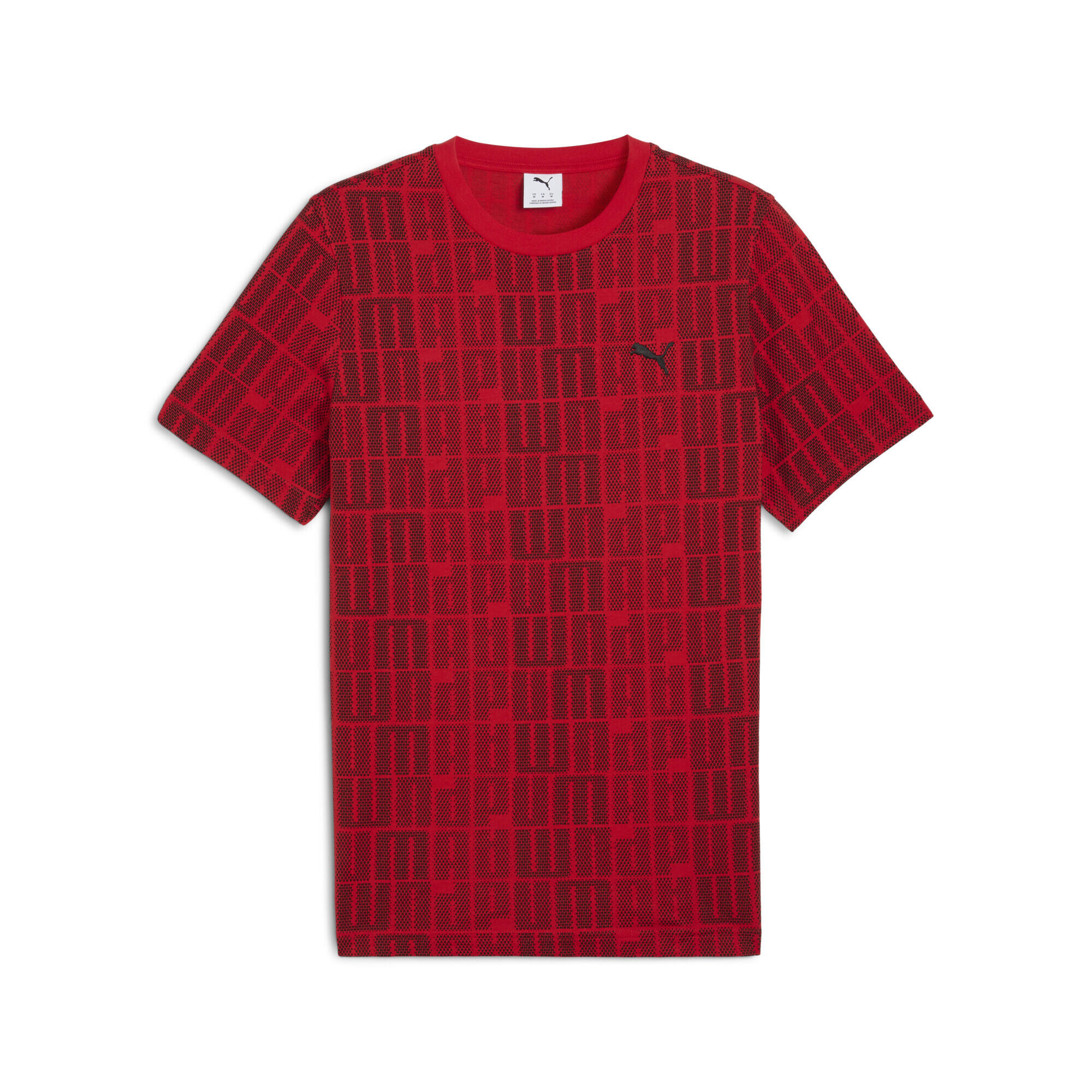 Puma - T-shirt Logo Lab Essentials Homme Puma - T-shirt Manches Courtes - Bordeaux|rouge - Decathlon