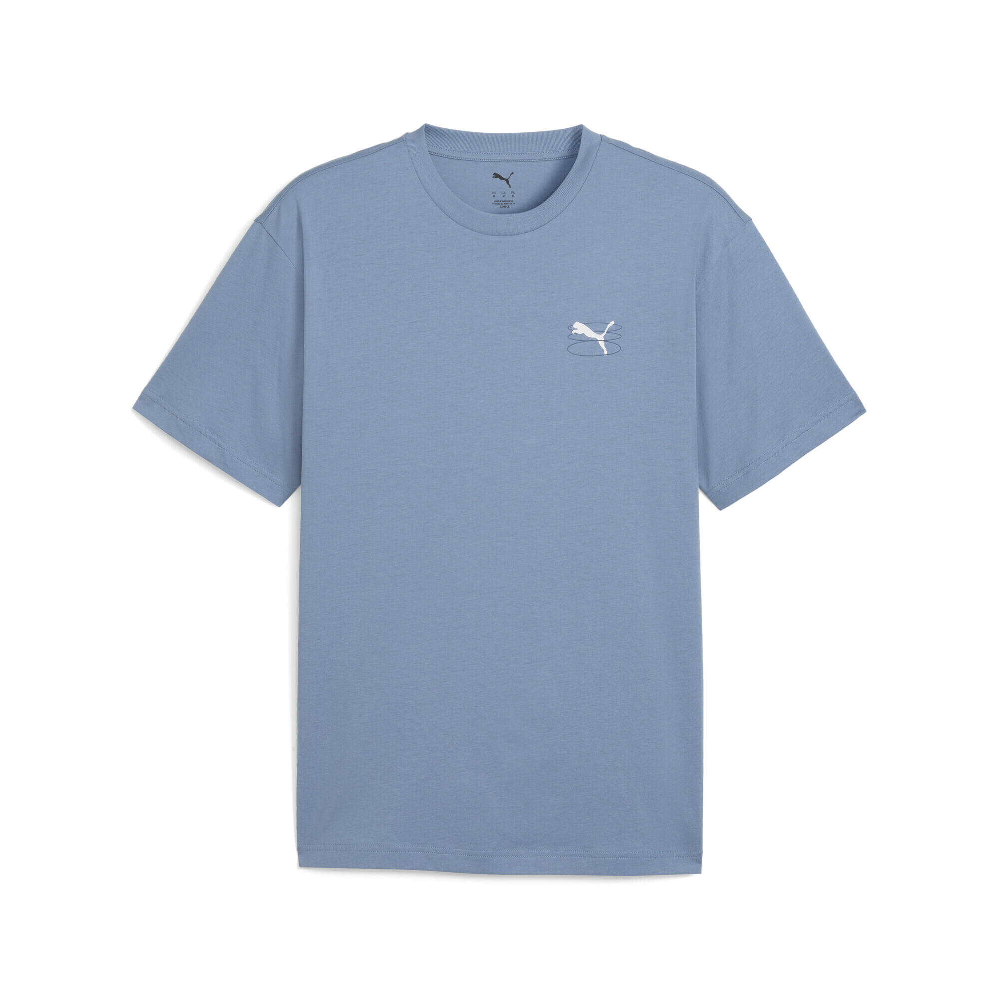 PUMA T-shirt con griglia grafica da uomo PUMA Cool Blue