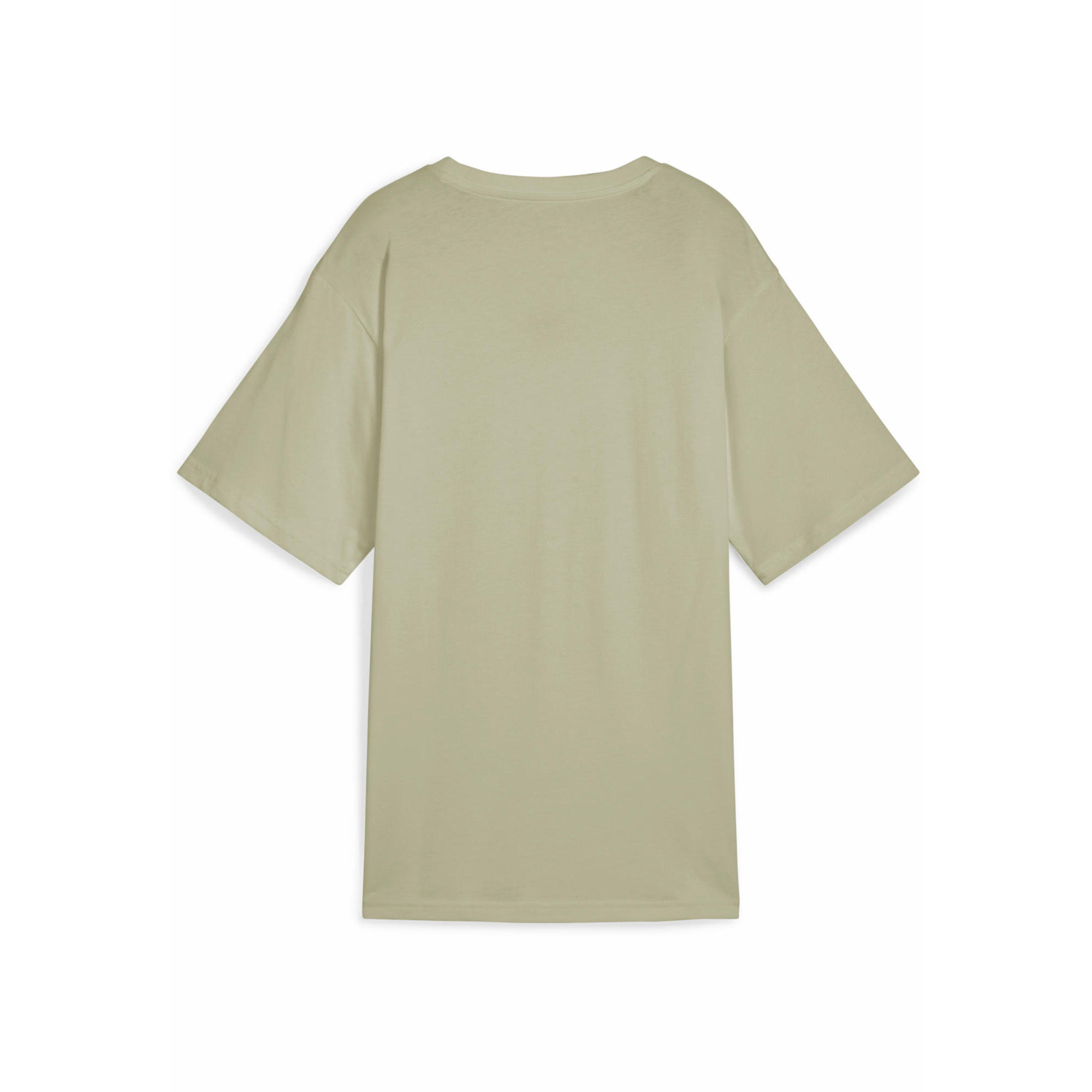 Damska koszulka o luźnym kroju ESS PUMA Lux Army Green