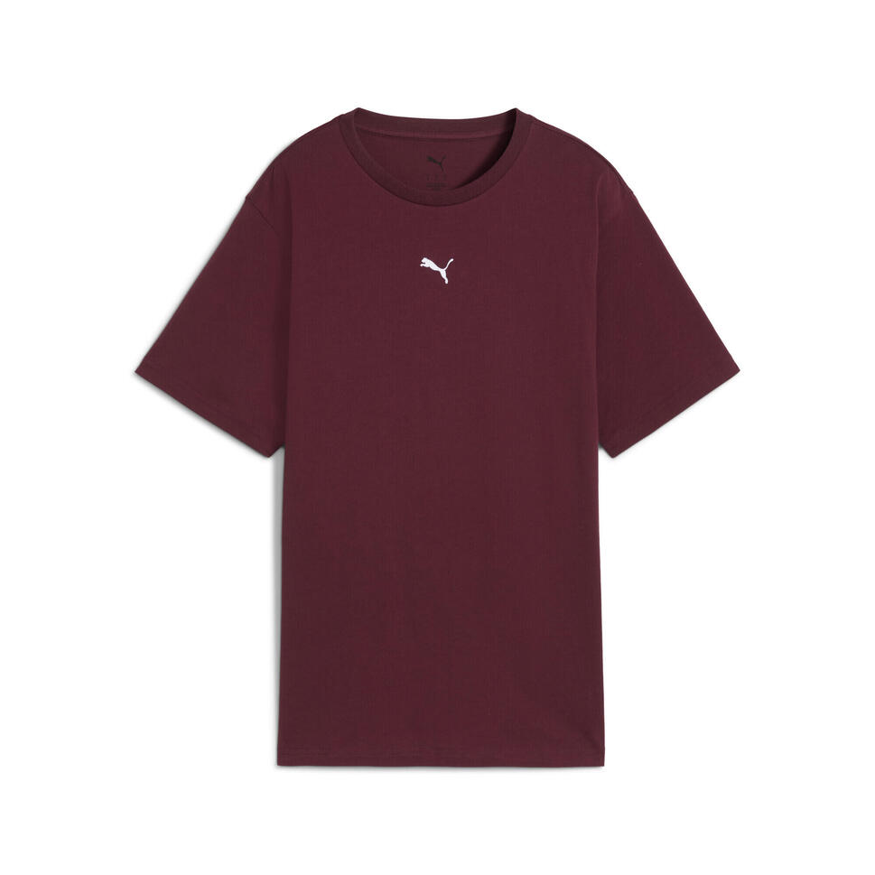 Damska koszulka o luźnym kroju ESS PUMA Ruby Shimmer Red