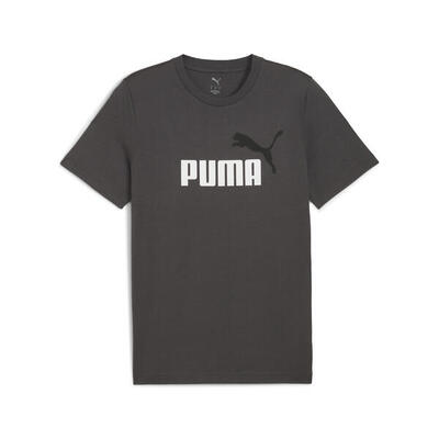 Essentials 2 colour no. 1 logo t-shirt voor heren puma dusky gray