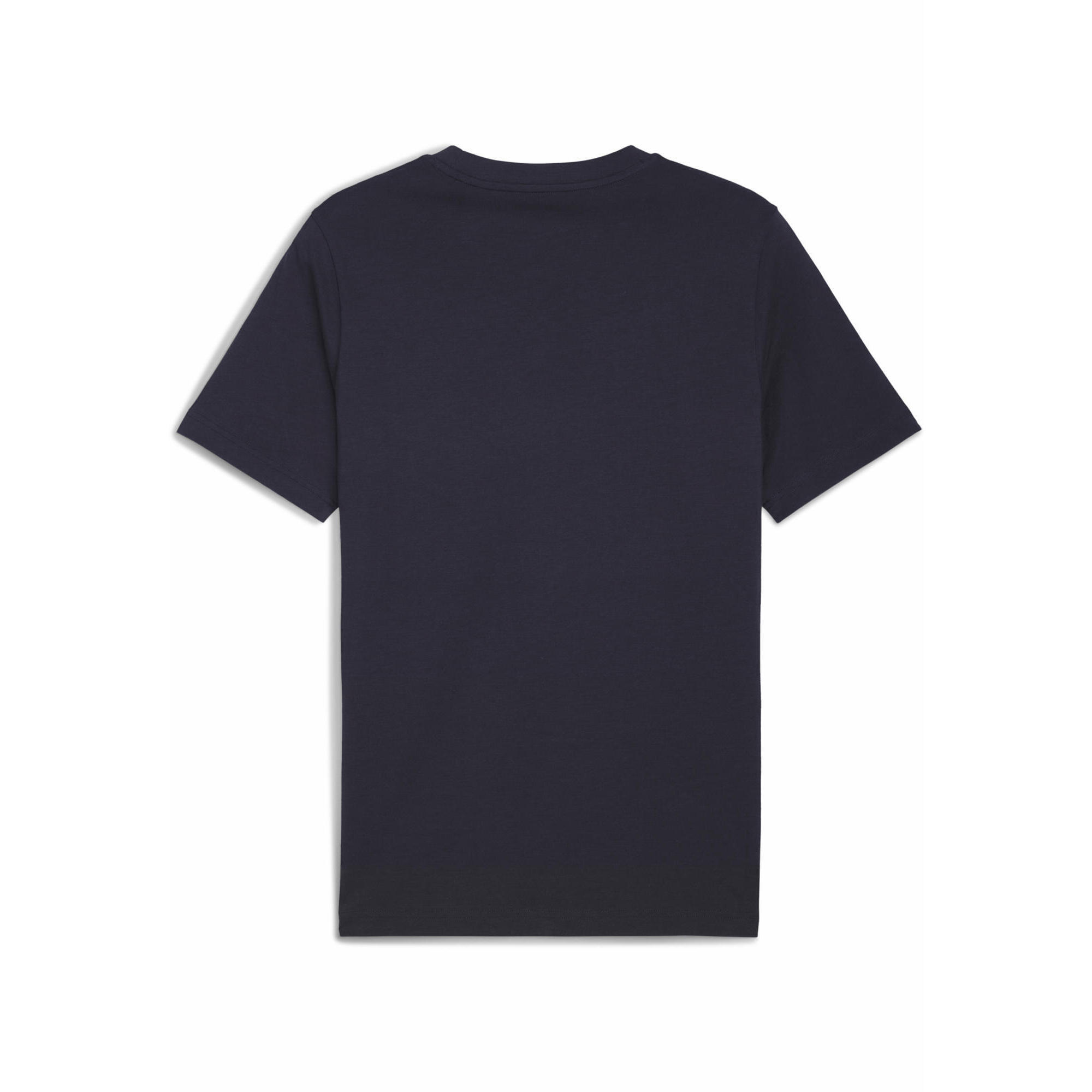 Męska koszulka o kwadratowym kroju z grafiką PUMA New Navy Blue