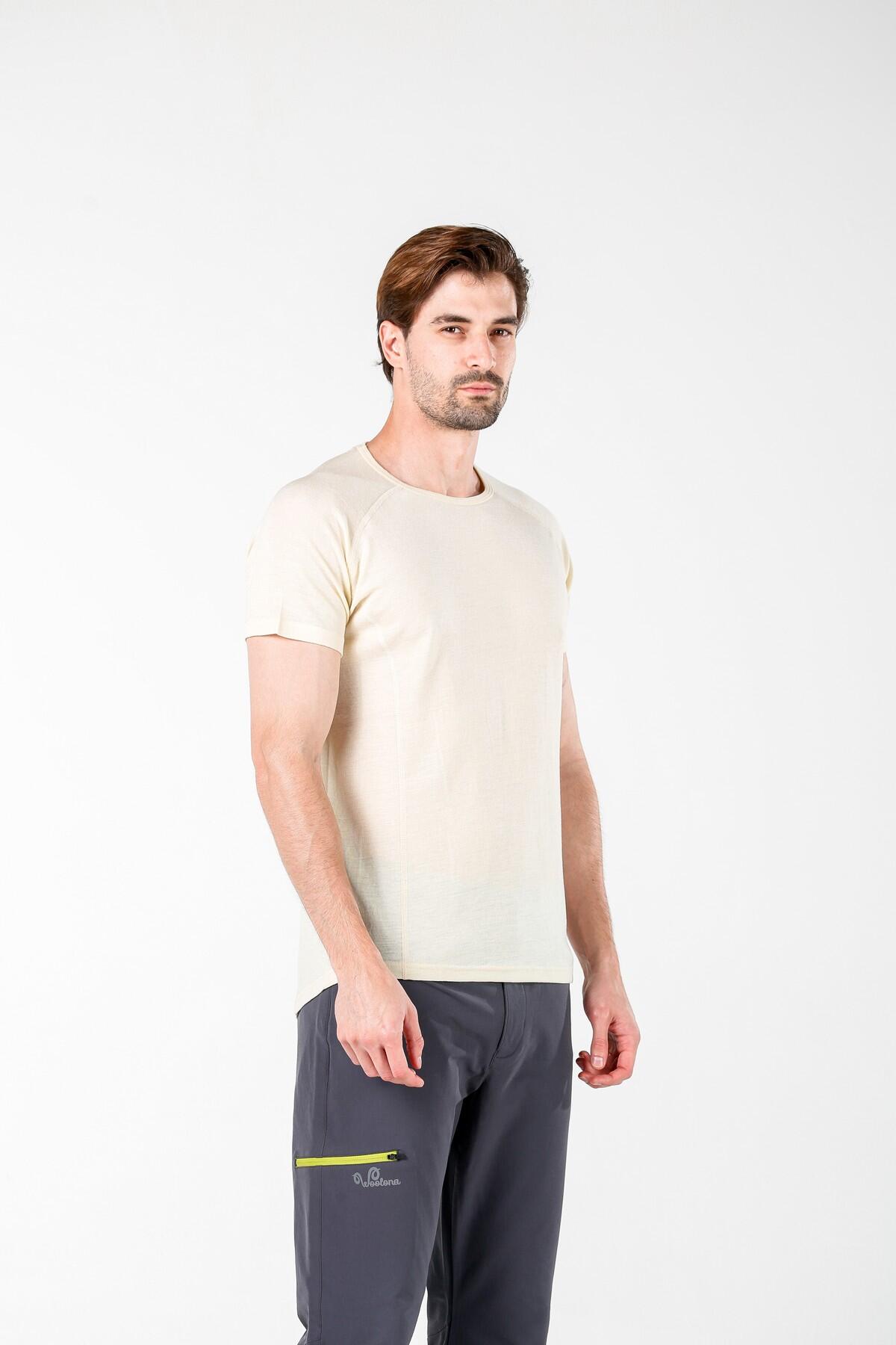 Koszulka męska 100% Merino (195 g/m²) z krótkim rękawem Woolona Berg 6/7