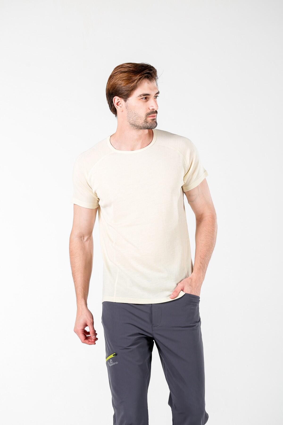 Koszulka męska 100% Merino (195 g/m²) z krótkim rękawem Woolona Berg 4/7