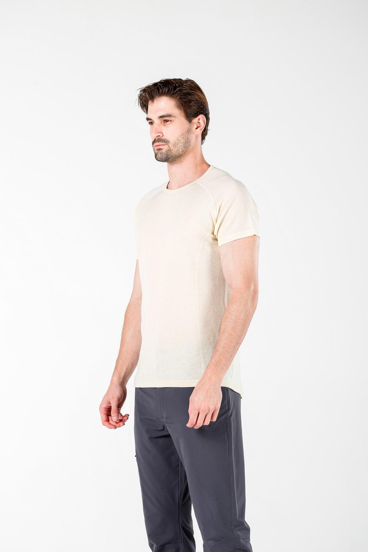 Koszulka męska 100% Merino (195 g/m²) z krótkim rękawem Woolona Berg 2/7