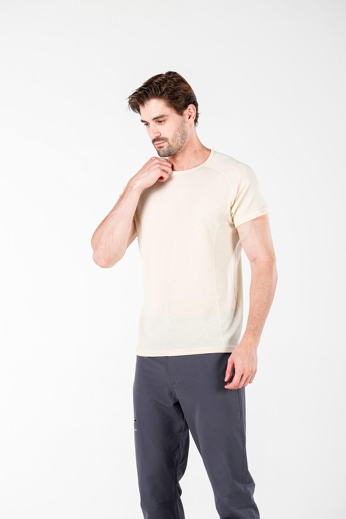 Koszulka męska 100% Merino (195 g/m²) z krótkim rękawem Woolona Berg 5/7