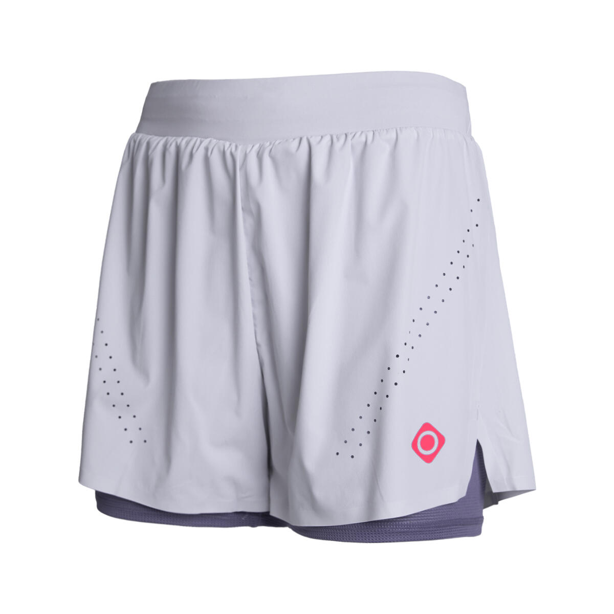 Izas - Short De Sport Cagliari, Léger, Respirant Et À Séchage Rapide. - Shorty De Running - Mauve|rose|violet - Decathlon