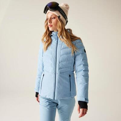 Gliding waterdichte isolerende gewatteerde ski-jas voor dames