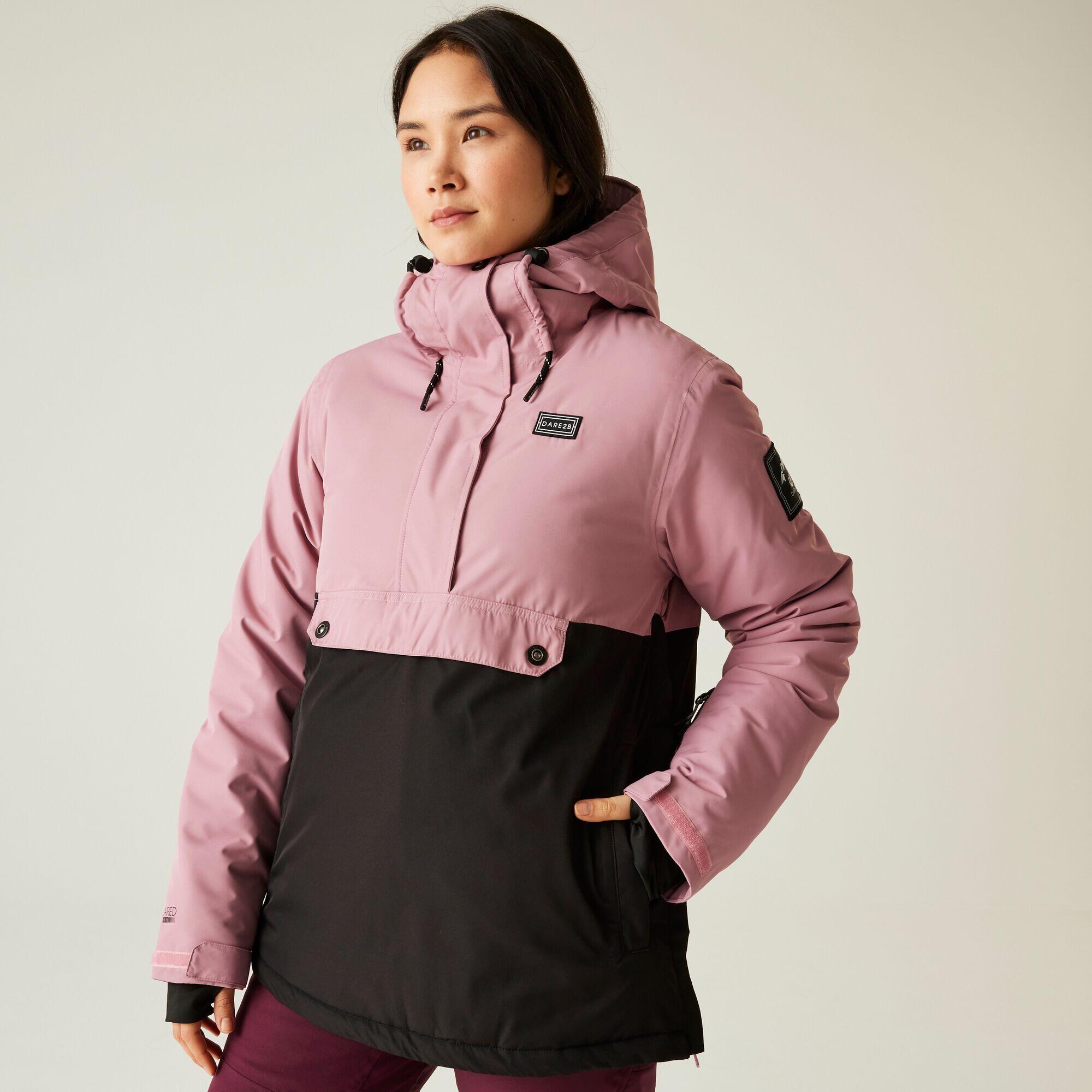 Dare 2b - Veste De Ski Snowburst Overhead Matelassée, Imperméable, Isolante Pour Femme - Doudoune Synthétique - Noir - Decathlon