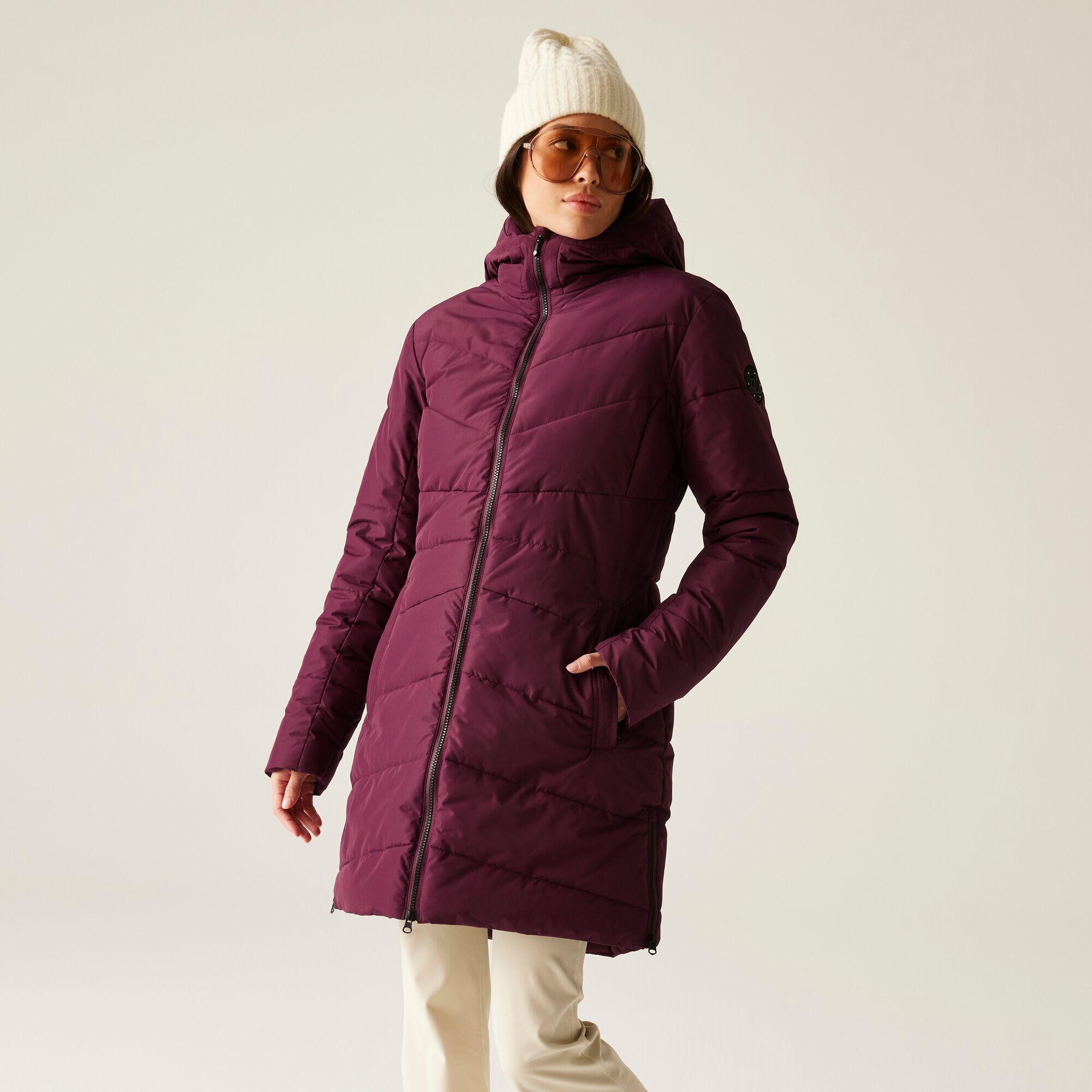 Dare 2b - Femmes Striking V Rembourré Imperméable Veste Isolée - Doudoune Synthétique - Violet - Decathlon