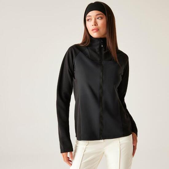Veste intermédiaire Sleek zippée intégrale, extensible et isolante pour femme