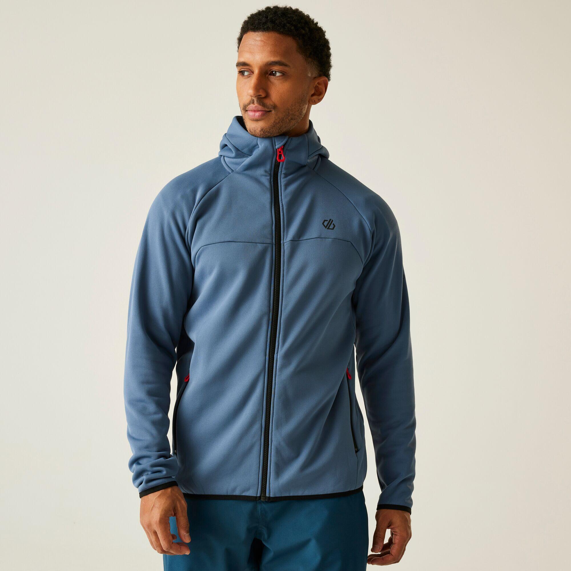 Dare 2b - Homme Camber Ii Core Stretch Full Zip Couche Intermédiaire À Capuche - Sous-veste - Bleu - Decathlon