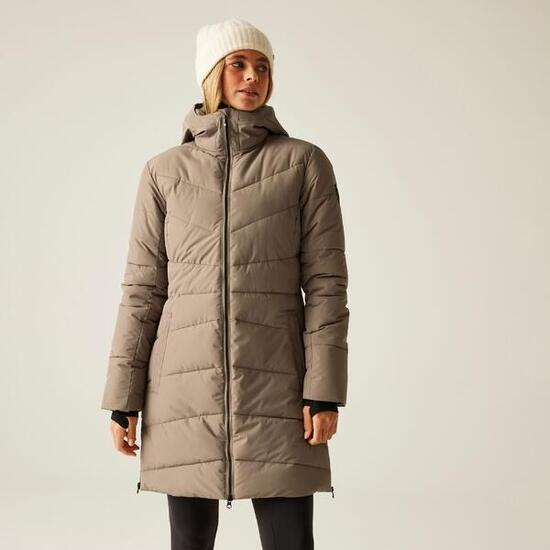 Auffällige V gepolsterte wasserdichte isolierte Damen Jacke