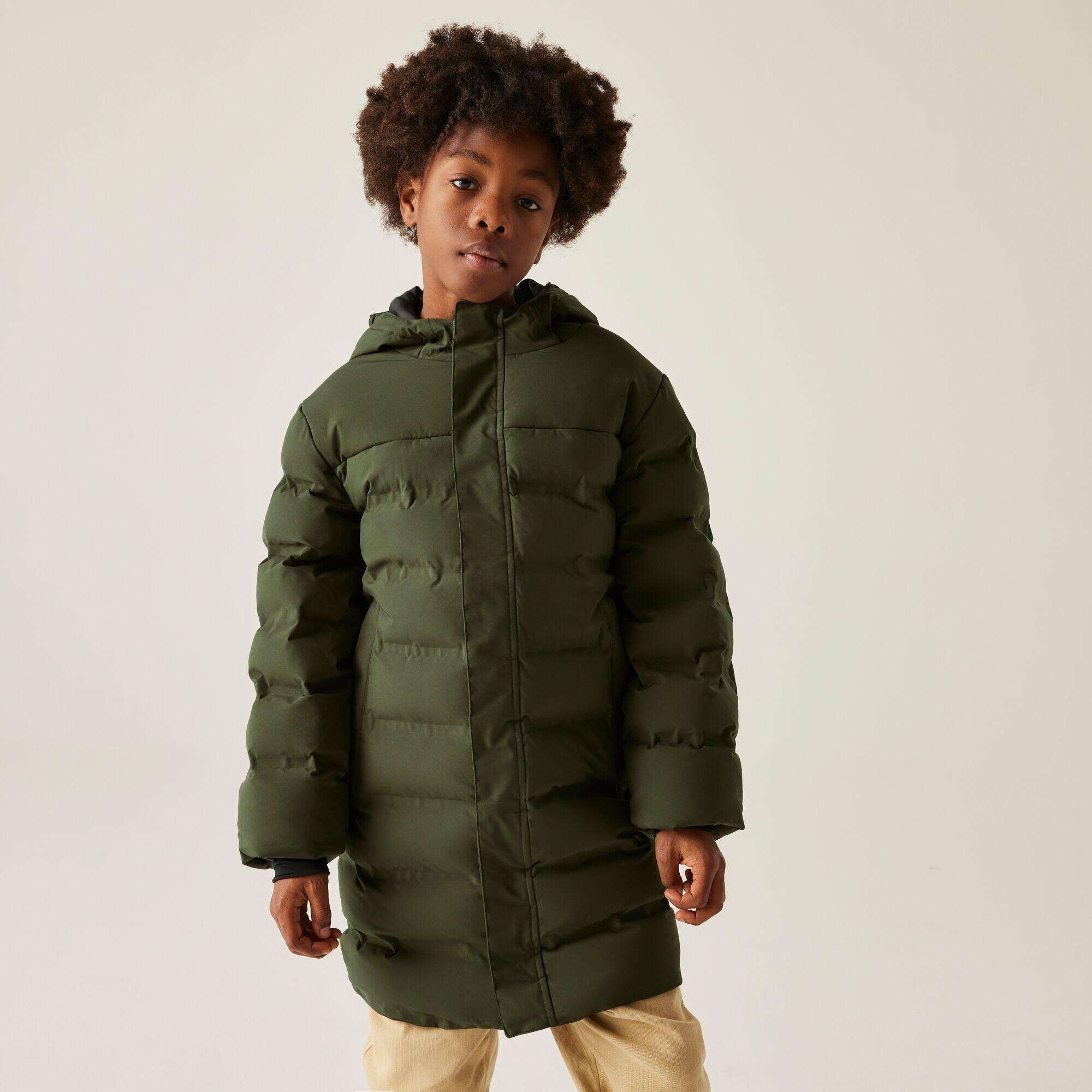 Dare 2b - Veste Imperméable Rembourrée Wander Pour Enfants - Doudoune Synthétique - Vert - Decathlon