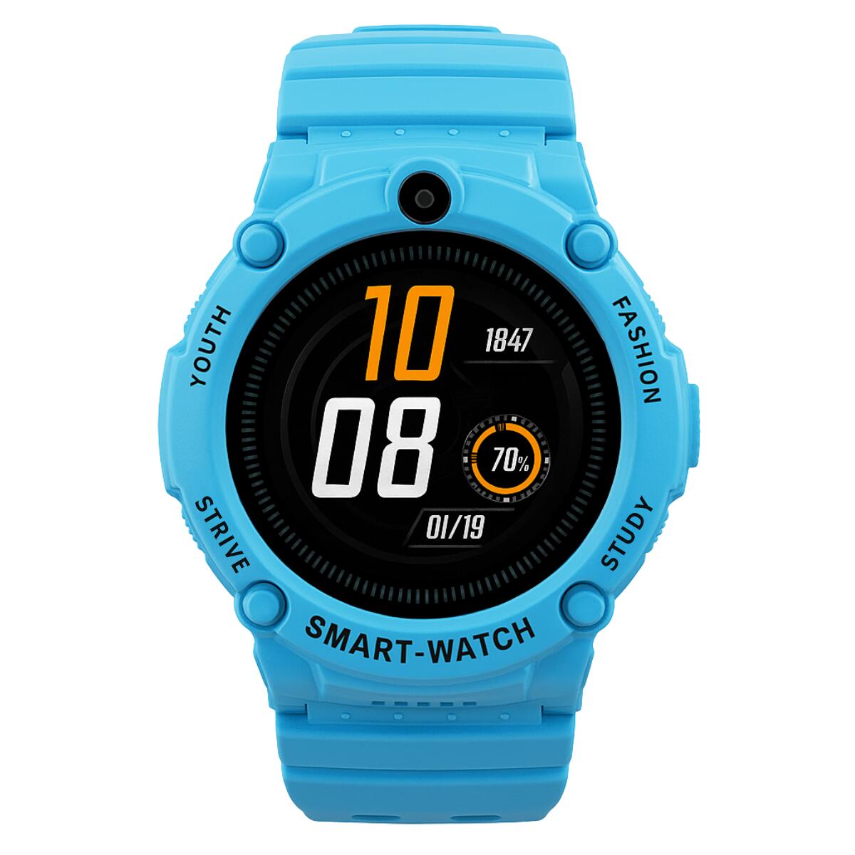 Watchmark - Smartwatch Gps Watch Kids - Montre Connectée - Bleu - No Size - Decathlon