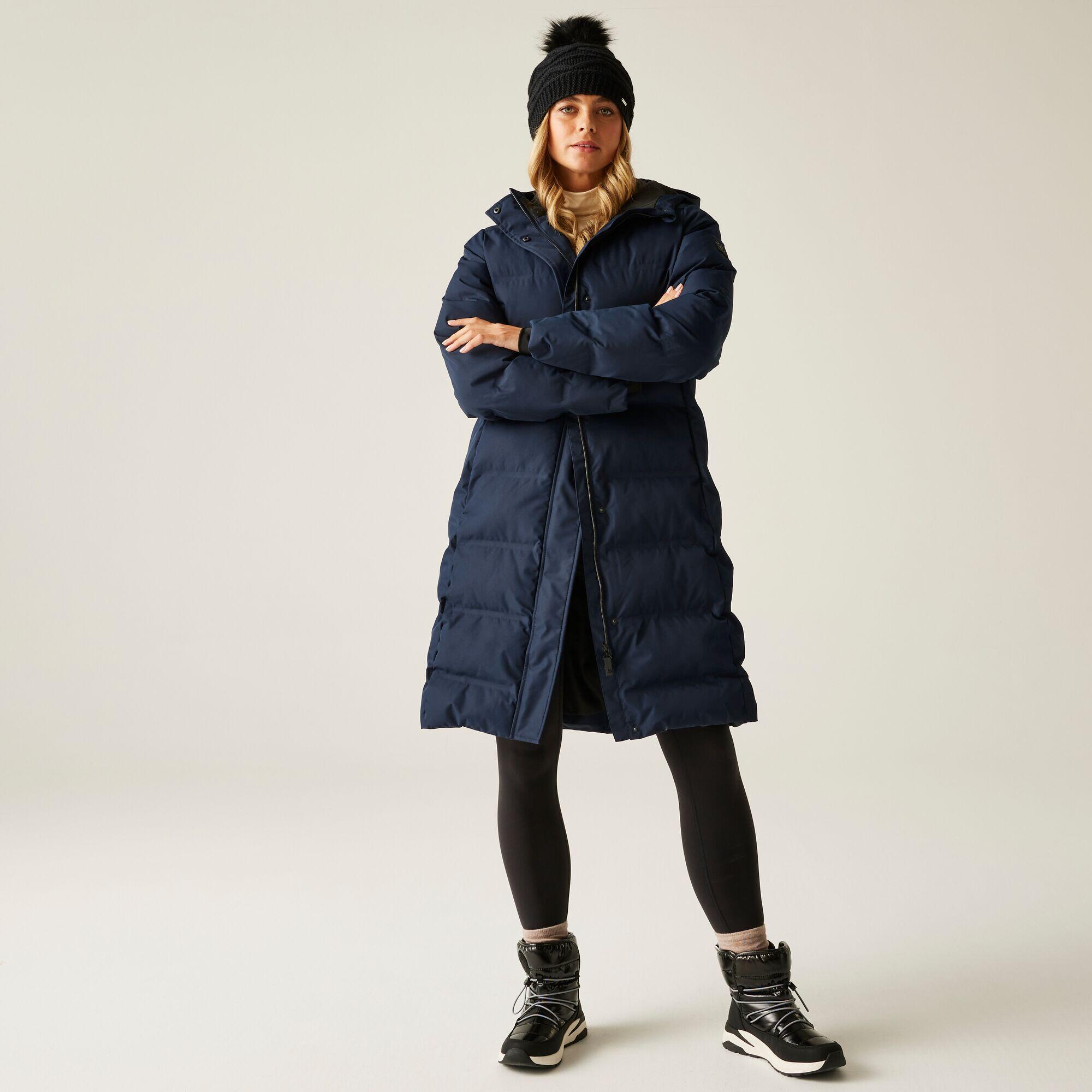 Lange Daunenjacke  mit Kapuze, Damen Dare 2B Wander 3/7
