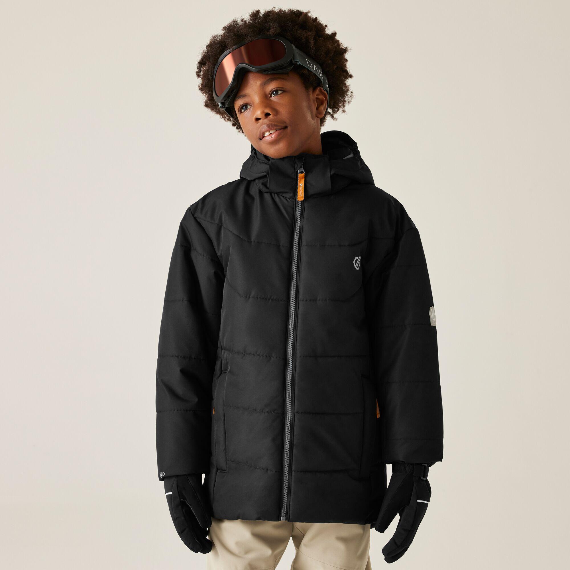 Dare 2b - Veste De Ski Isolée Imperméable Et Respirante Pour Enfants Explorer - Doudoune Synthétique - Noir - Decathlon