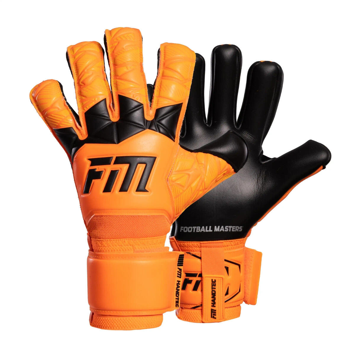 Football Masters - Gants De Gardien Invictus X - Gants De Gardien - Noir|orange -  8 À 10 Ans - Decathlon