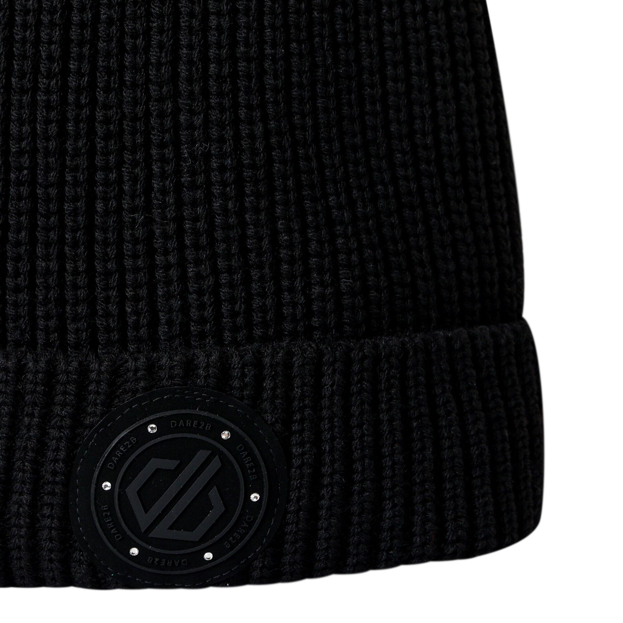 Cappello a maglia con pompon da donna 3/3