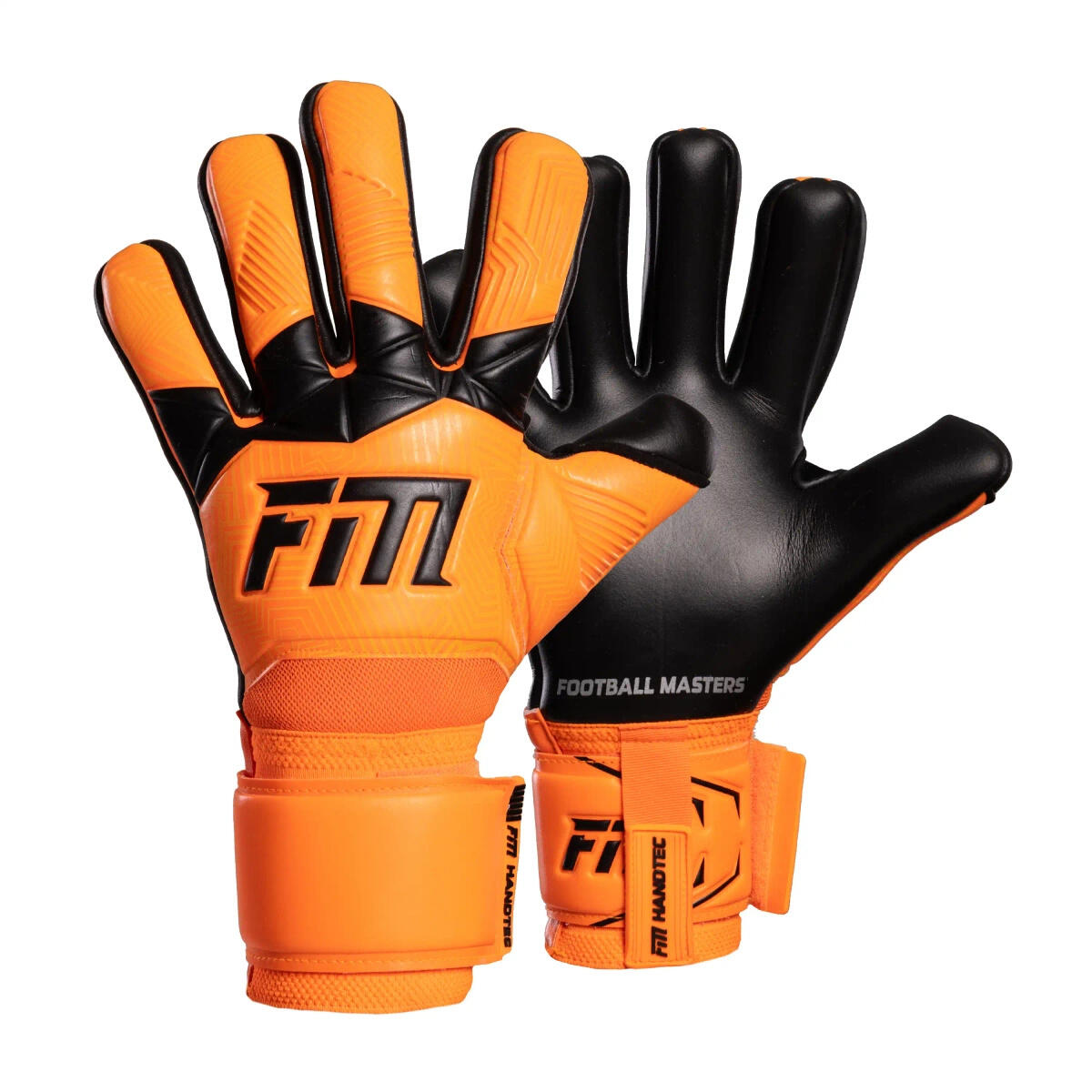 Football Masters - Gants De Gardien Varis X - Gants De Gardien - Noir|orange - 7 - Decathlon