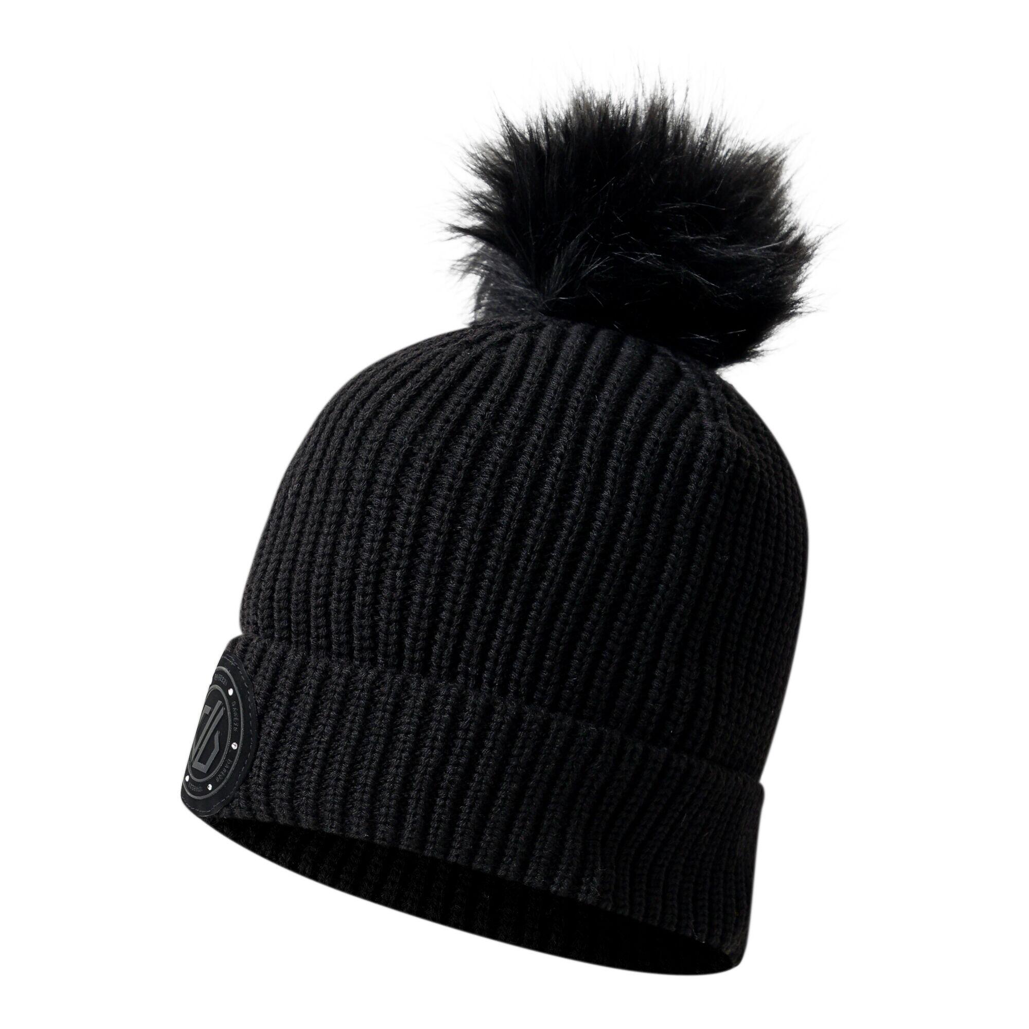 Dare 2b - Bonnet Tricoté À Pompon Pour Femme - Chapeau - Noir - Decathlon