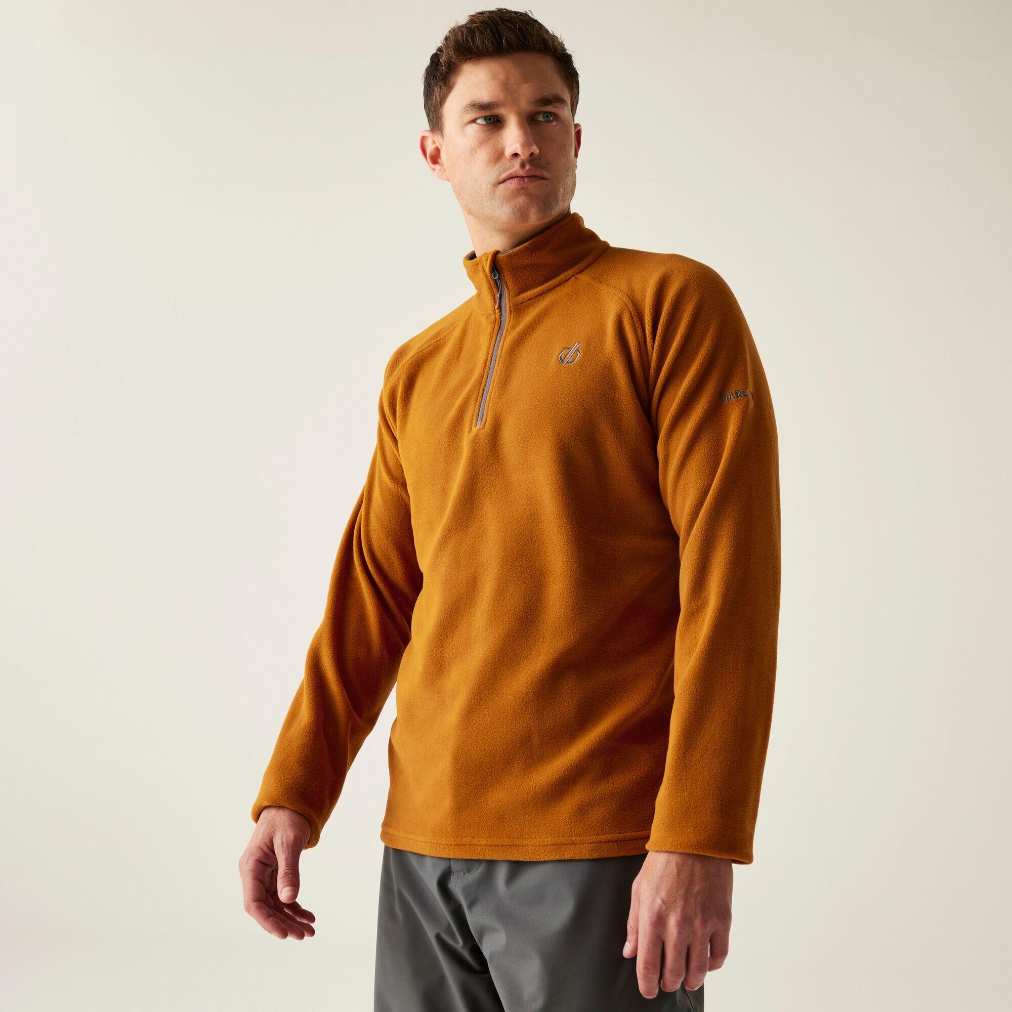 Dare 2b - Freethink Ii Half Zip Ski Polaire Pour Homme - Polaire - Orange - Decathlon