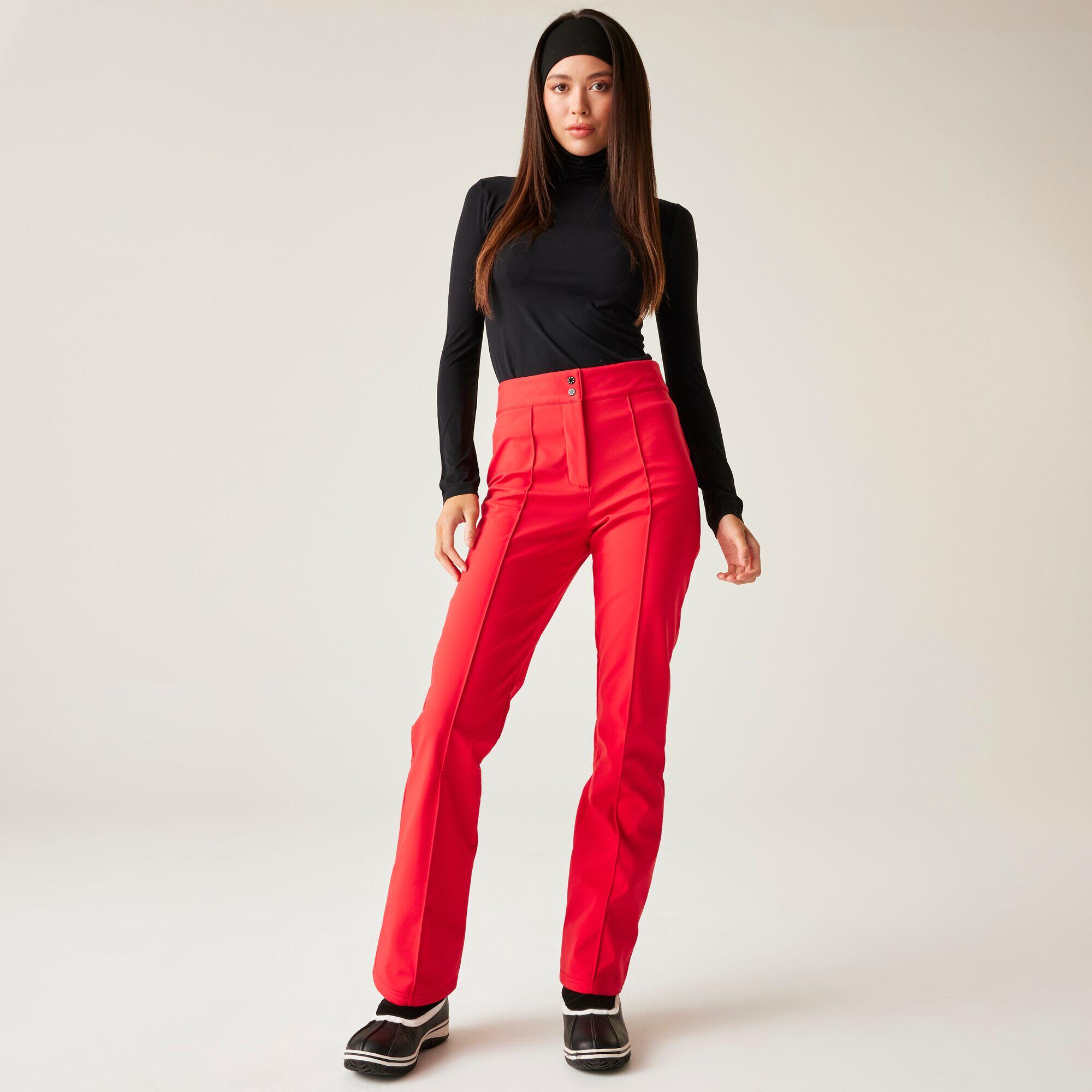 Glide waterdichte ademende salopette met fleece-voering voor dames 3/7