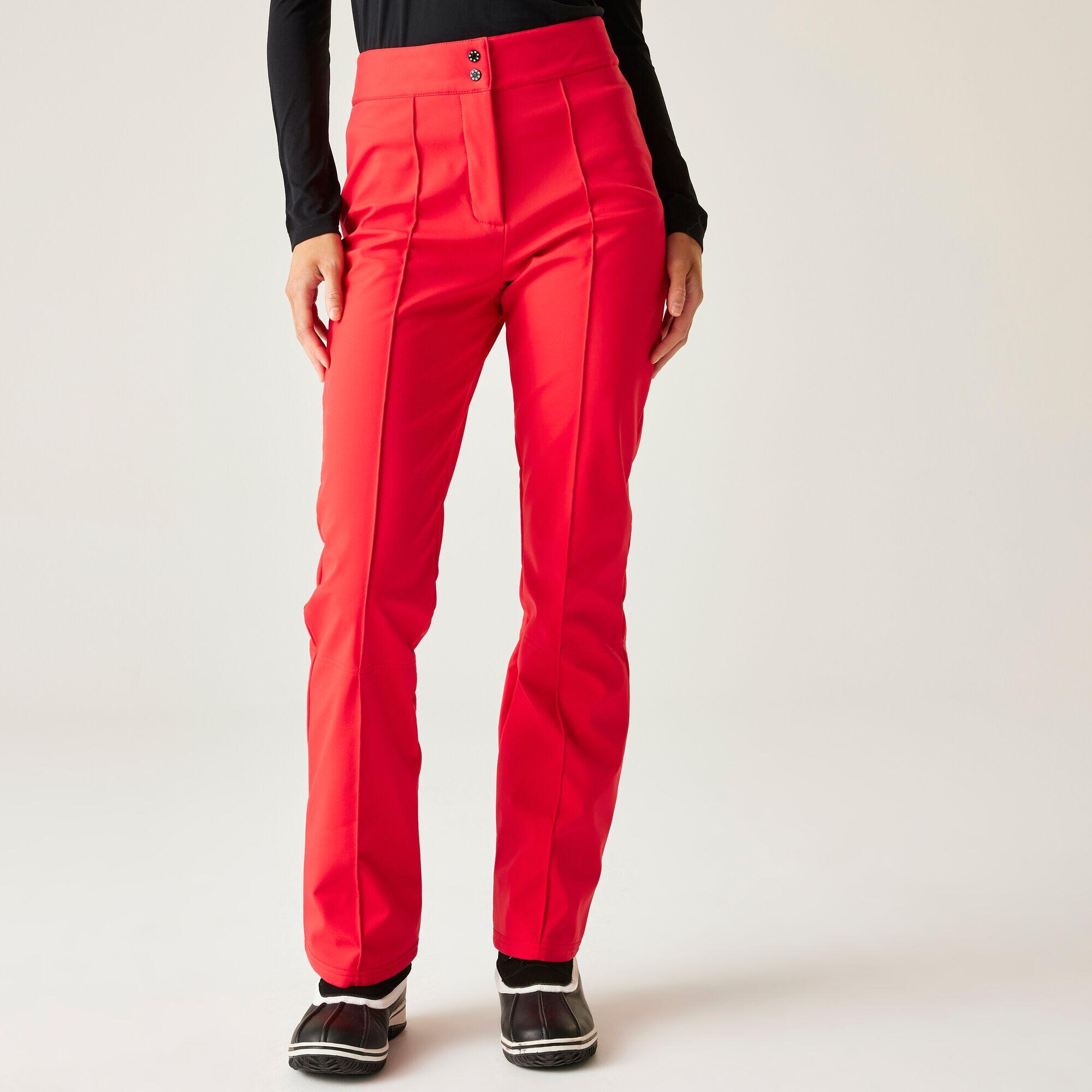 Dare 2b - Salopettes Pour Femme Glide, Imperméables, Respirantes, Doublées En Polaire - Pantalon De Ski - Rouge - Decathlon