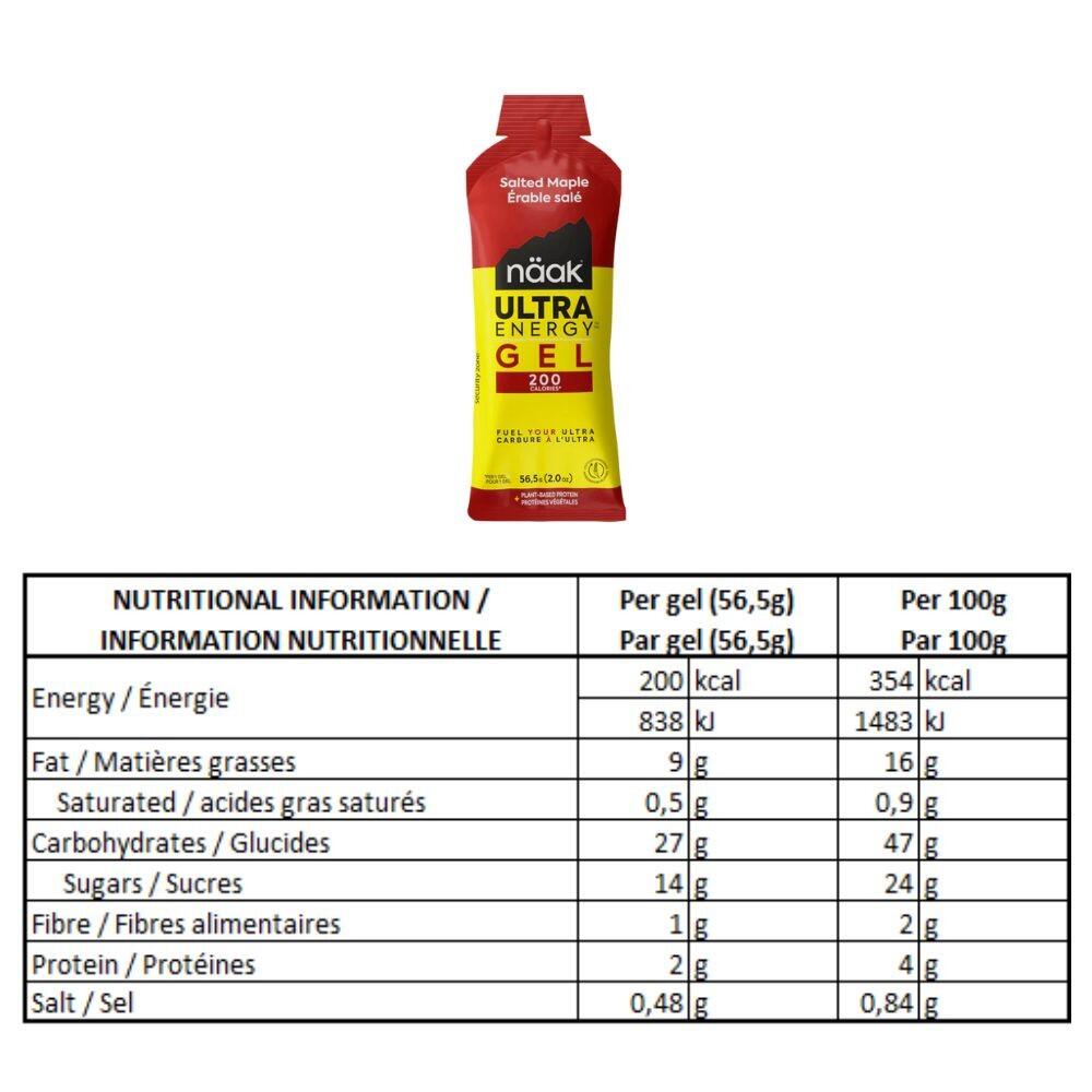 Energiegel Energy Salziger Ahornsirup Geschmack 2/5