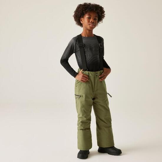 Salopette regolabile impermeabile e traspirante Pow foderata in pile