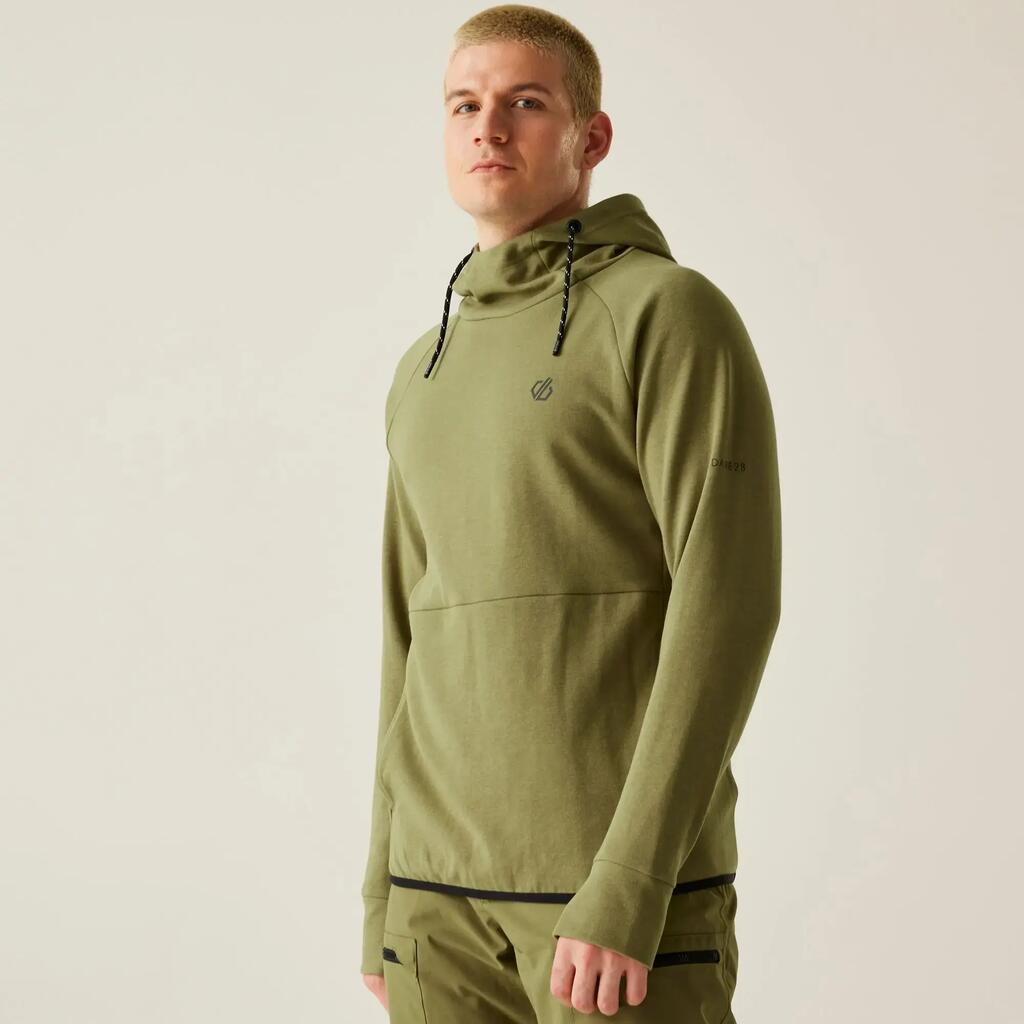 Mens Ollie Double Layer Active Hoodie Fleece