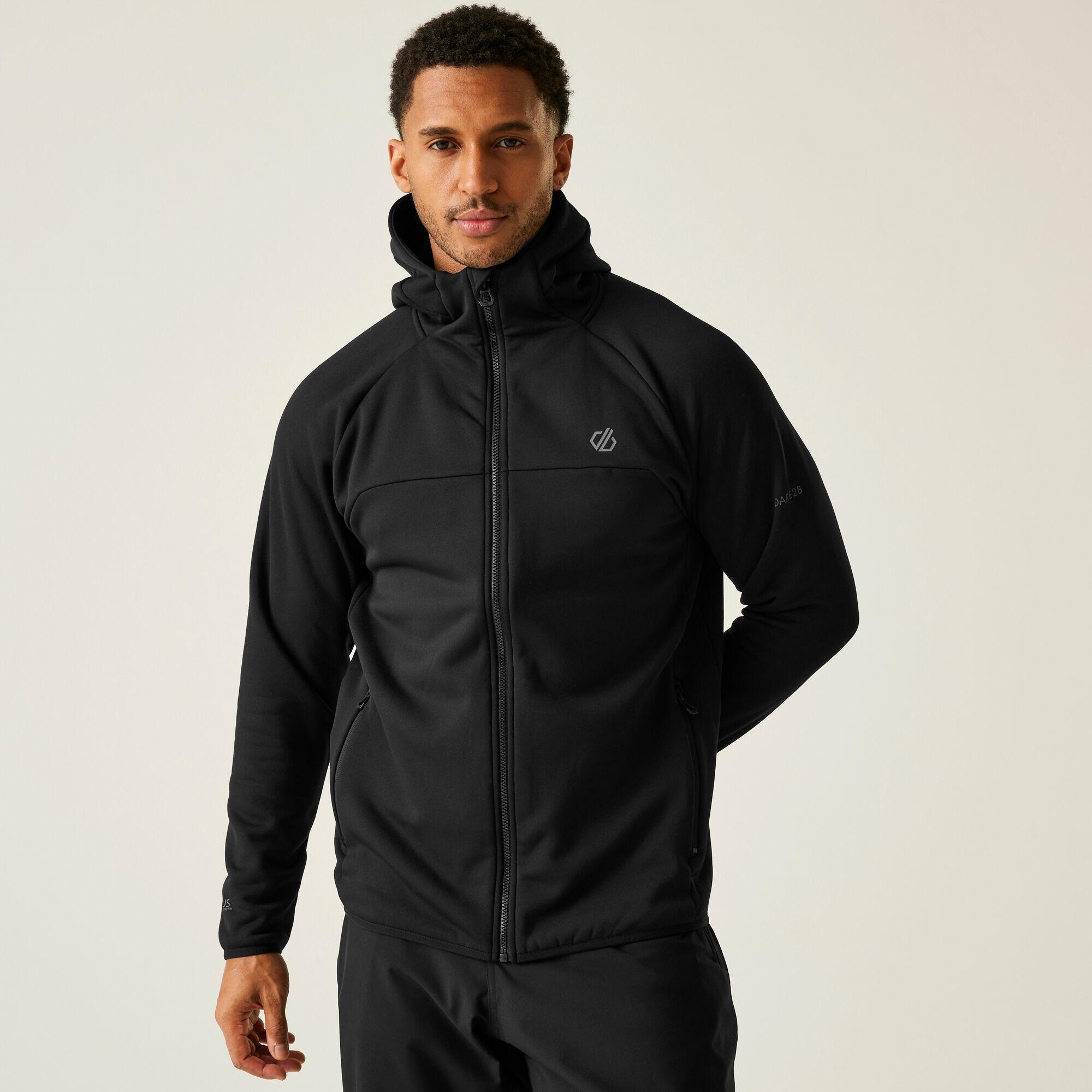 Dare 2b - Homme Camber Ii Core Stretch Full Zip Couche Intermédiaire À Capuche - Sous-veste - Noir - Decathlon